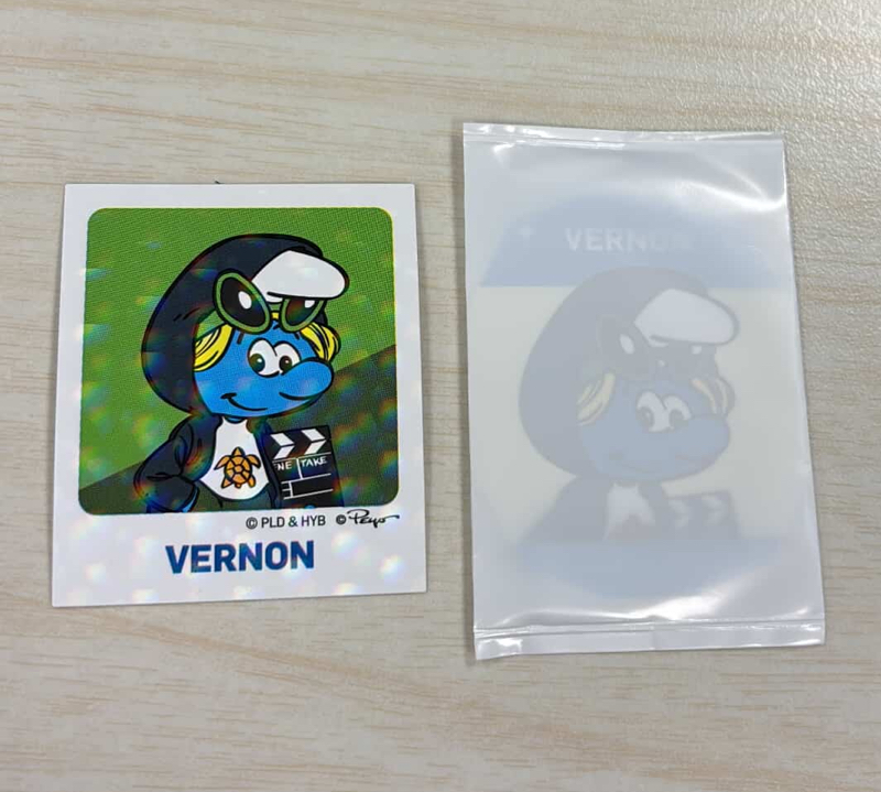 VERNON set藍色小精靈聯名貼紙