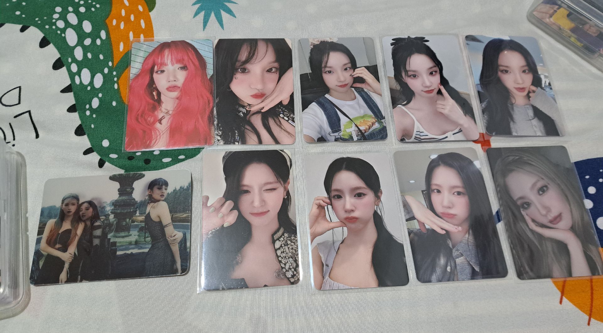 琦、麵 1-4星 星光卡、OMG專輯光柵團卡