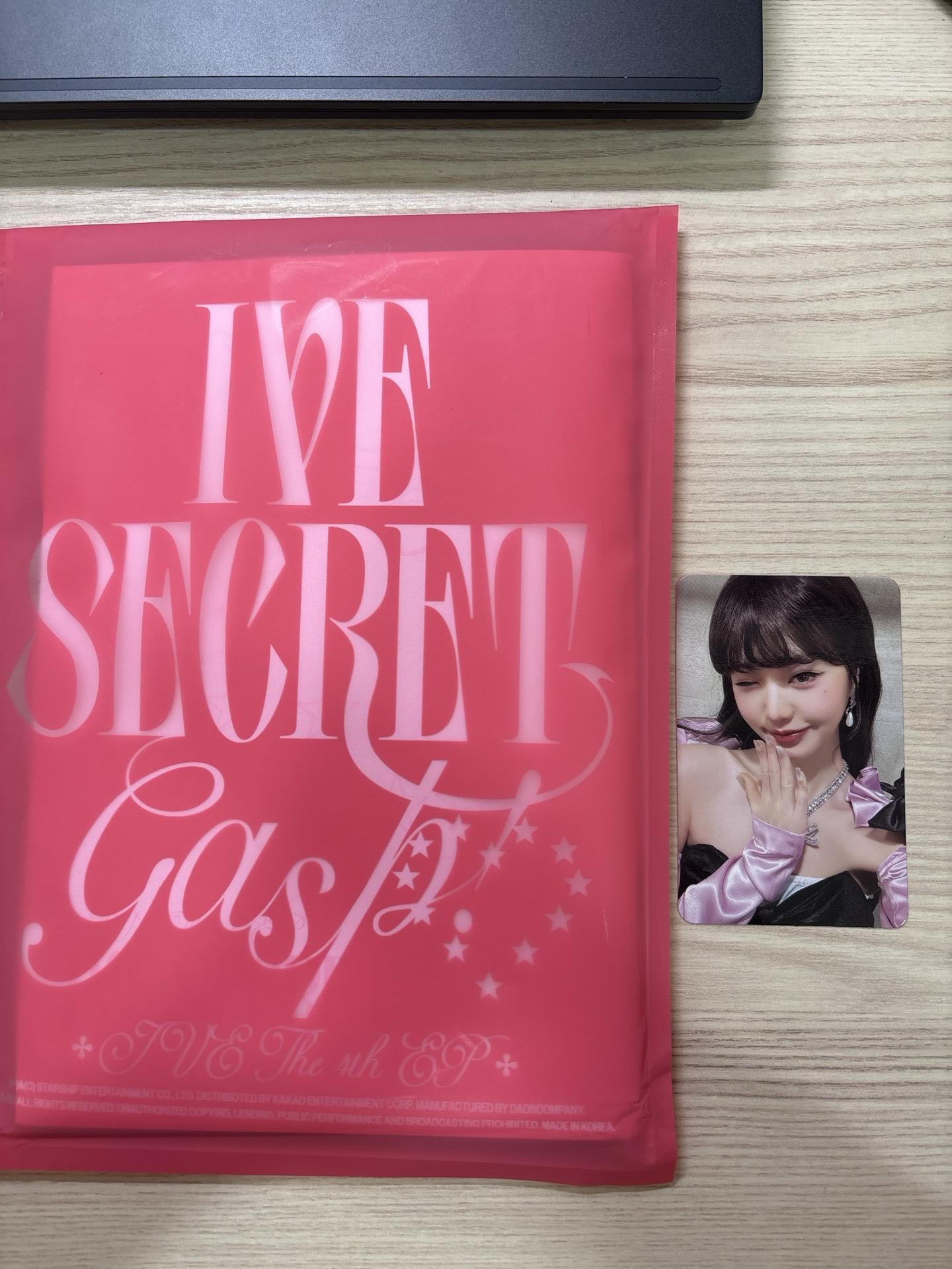已拆全專 IVE SECRET Gasp! ver.粉板 員瑛卡