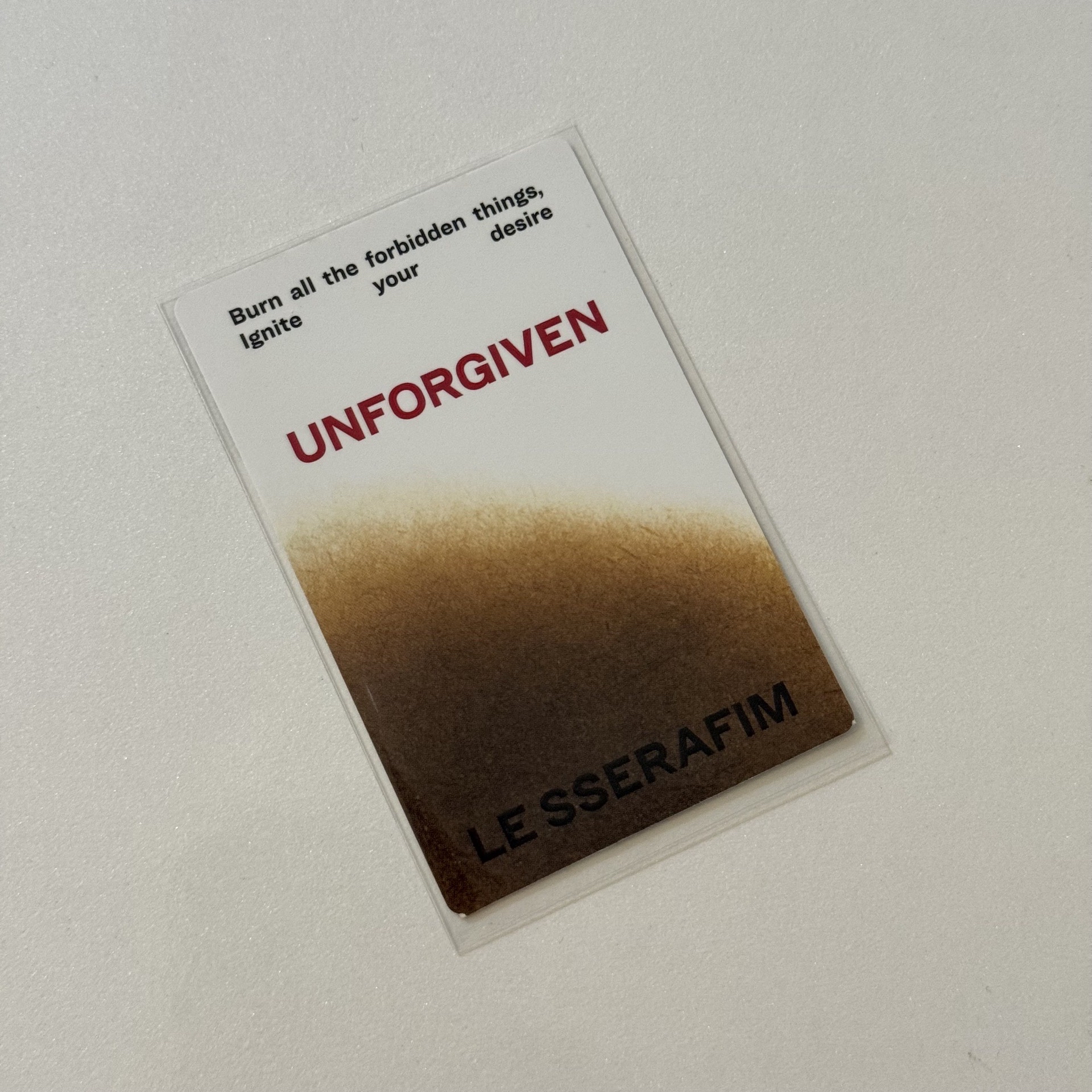 🎀UNFORGIVEN 單封 葉