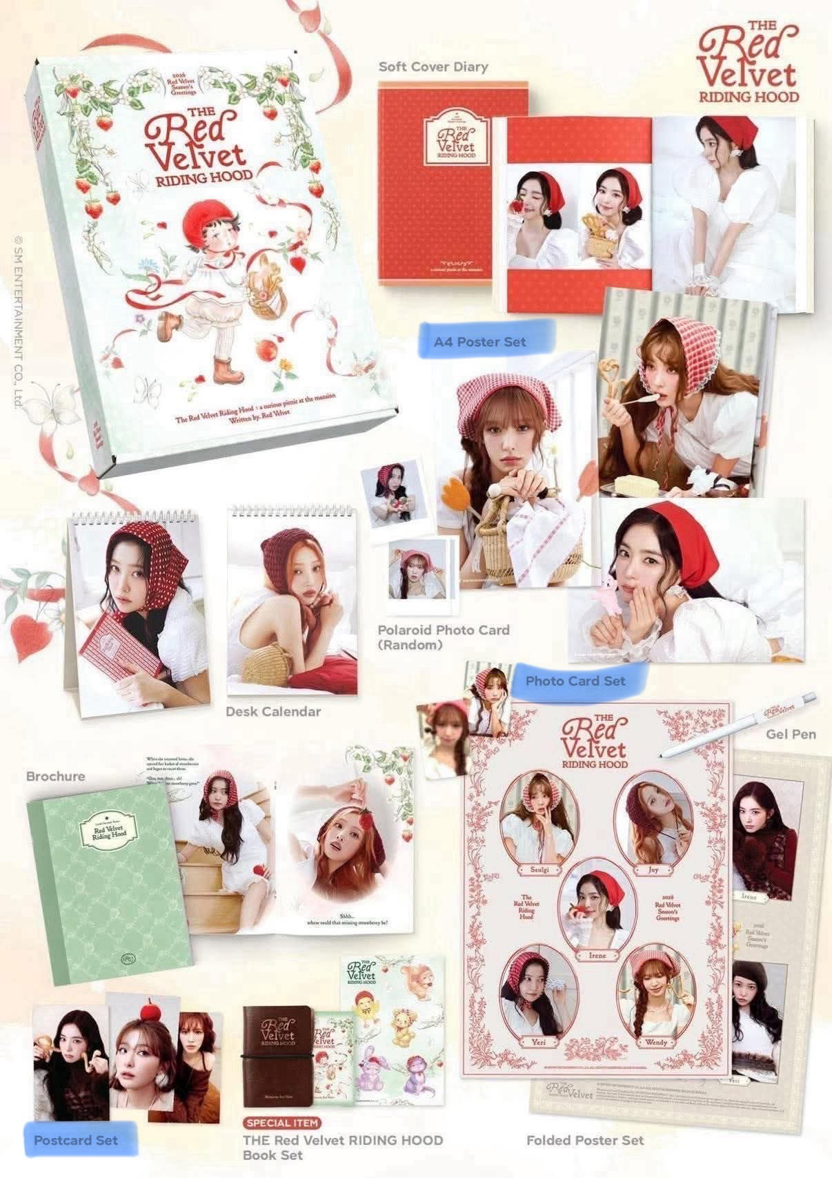 (現貨)26年曆 琪溫九椰set+sm特典