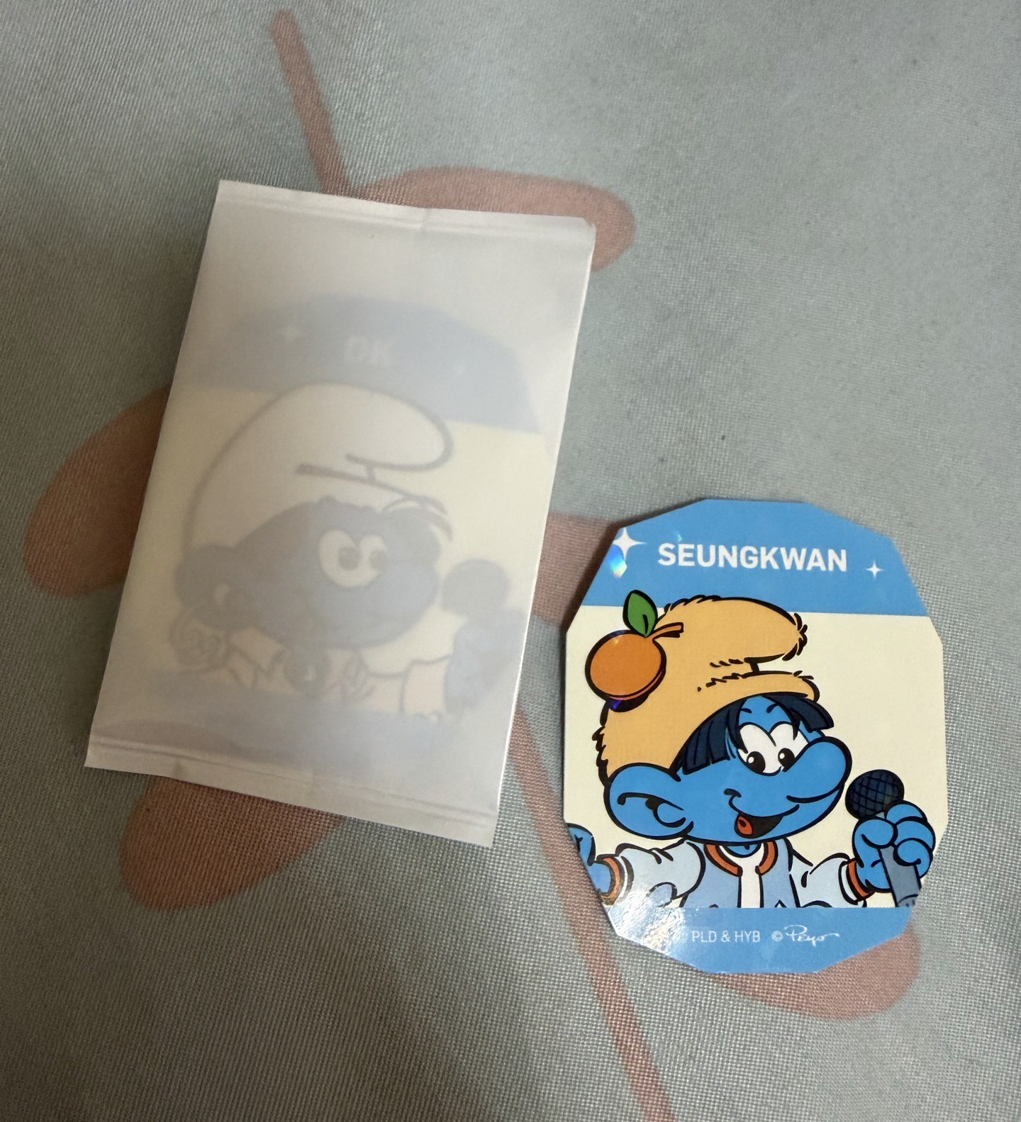 藍色小精靈 711 貼紙 DK+寛