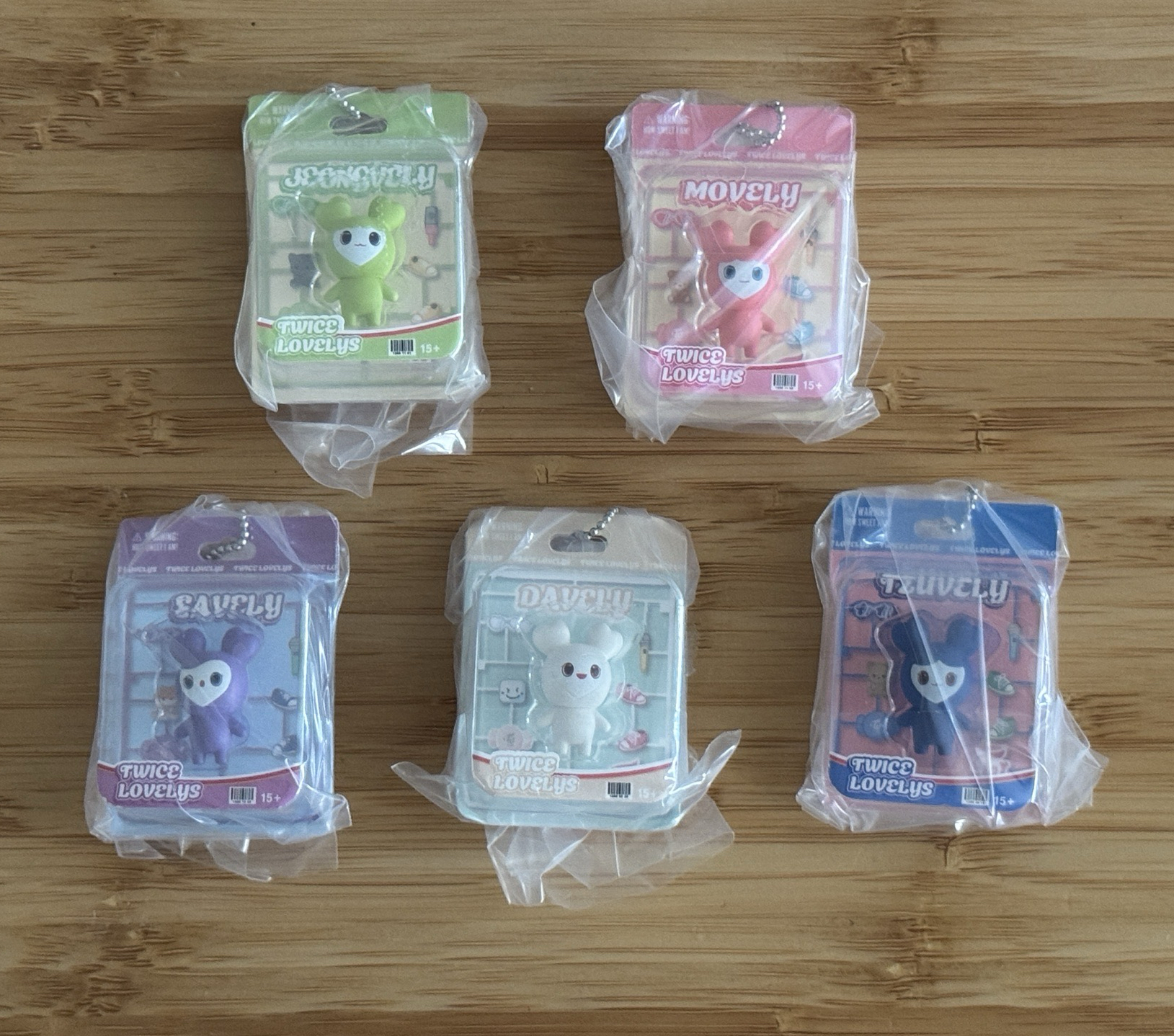 TWICE X BANDAI LOVELY 扭蛋 吊飾