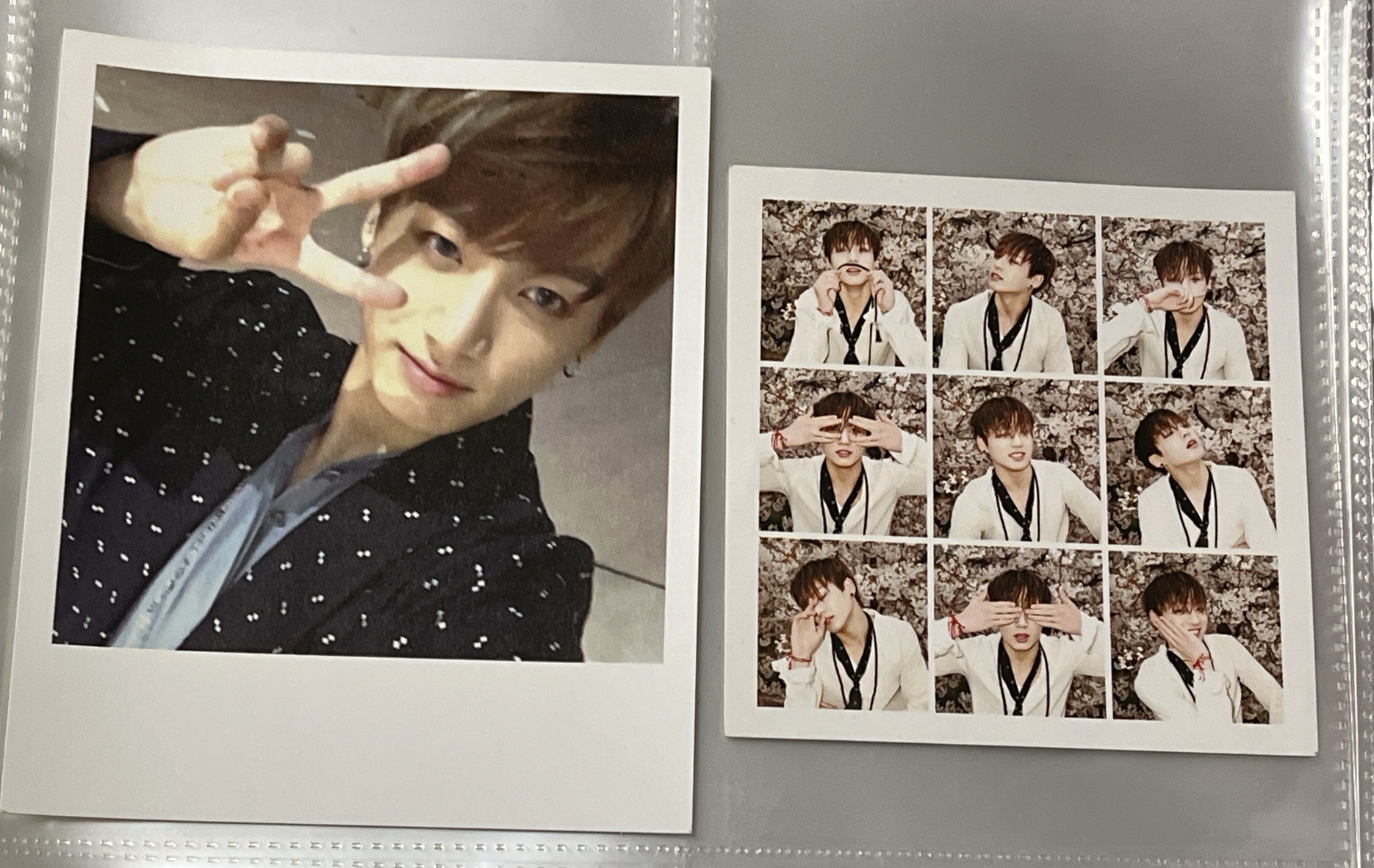 BTS 田柾國 WINGS 花樣年華 專輯內的拍立得卡 &九宮格卡