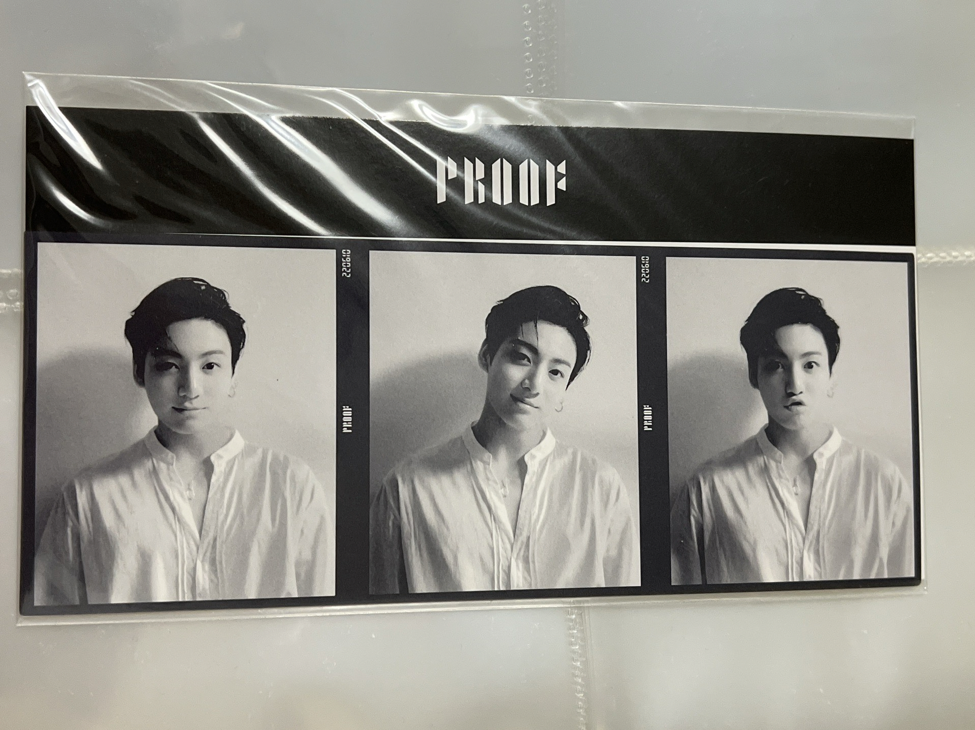 BTS 田柾國 Proof wvs 首批預購 特典卡 三格卡