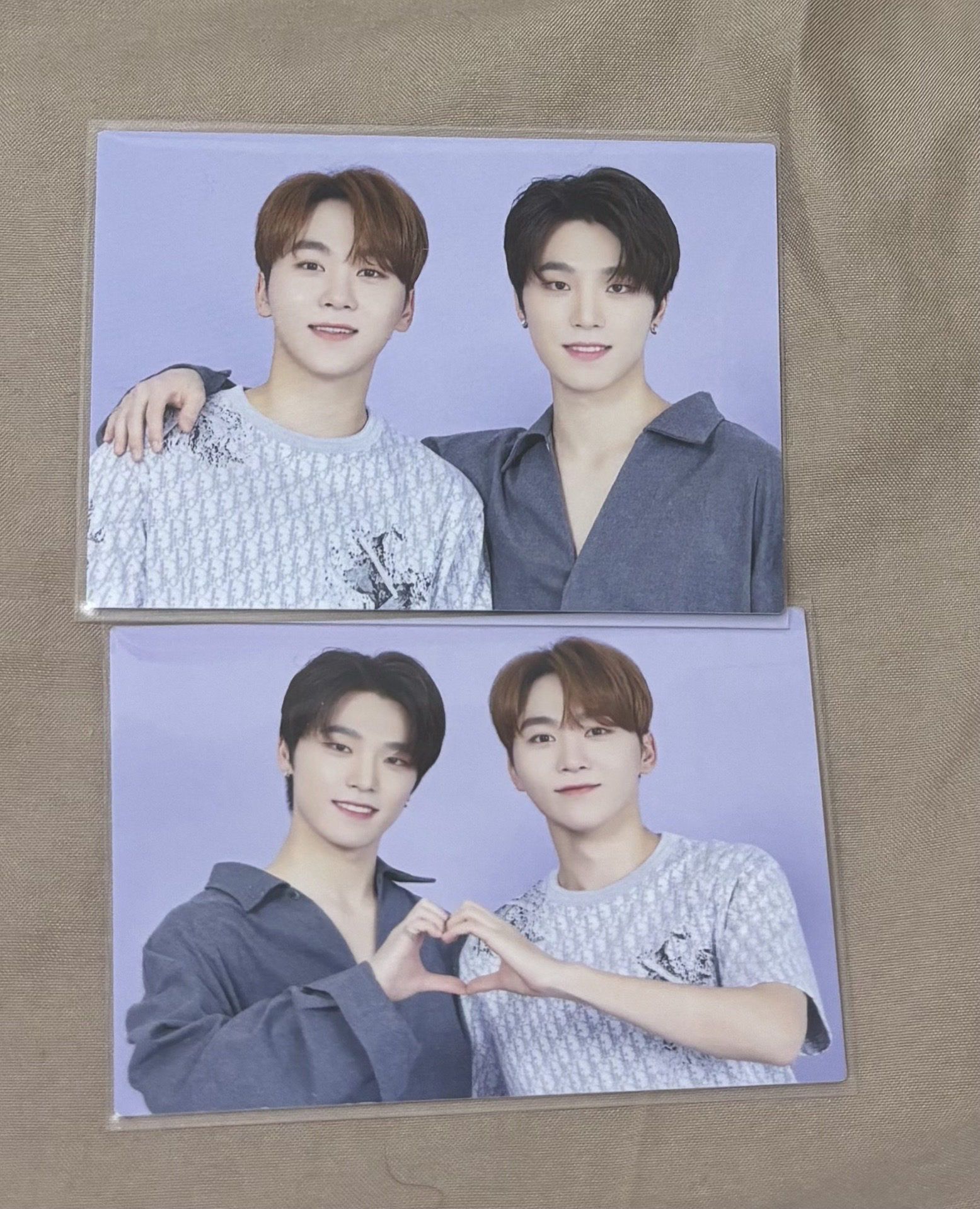 Seventeen燦寛雙人卡set