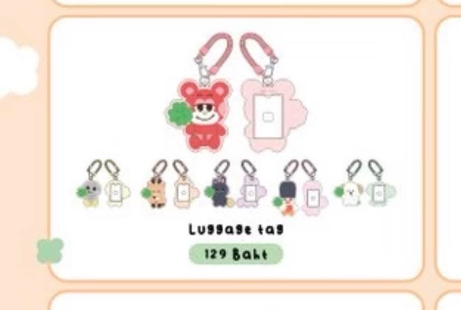 RIIZE 行李吊牌 兔喵鴨