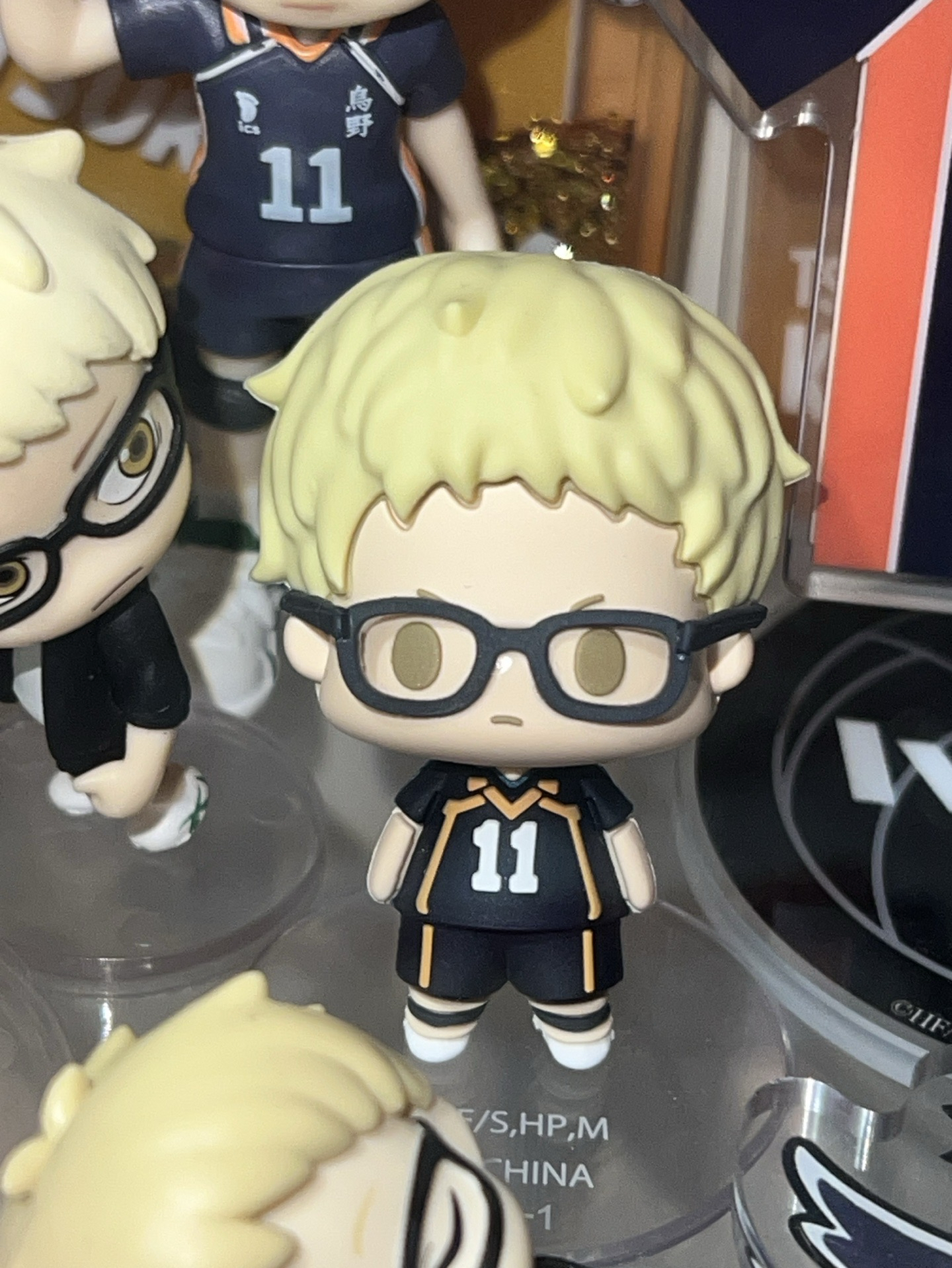 月島螢 豆眼公仔 轉頭公仔