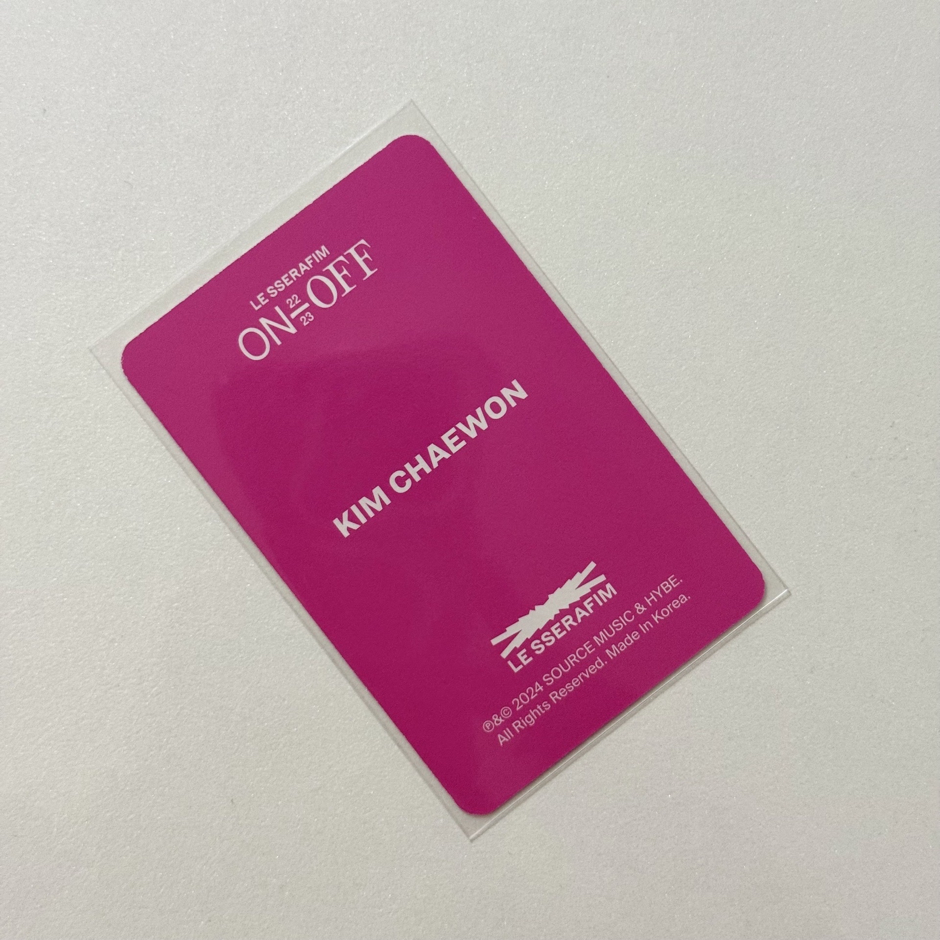 ON-OFF 22-23 周邊卡 采