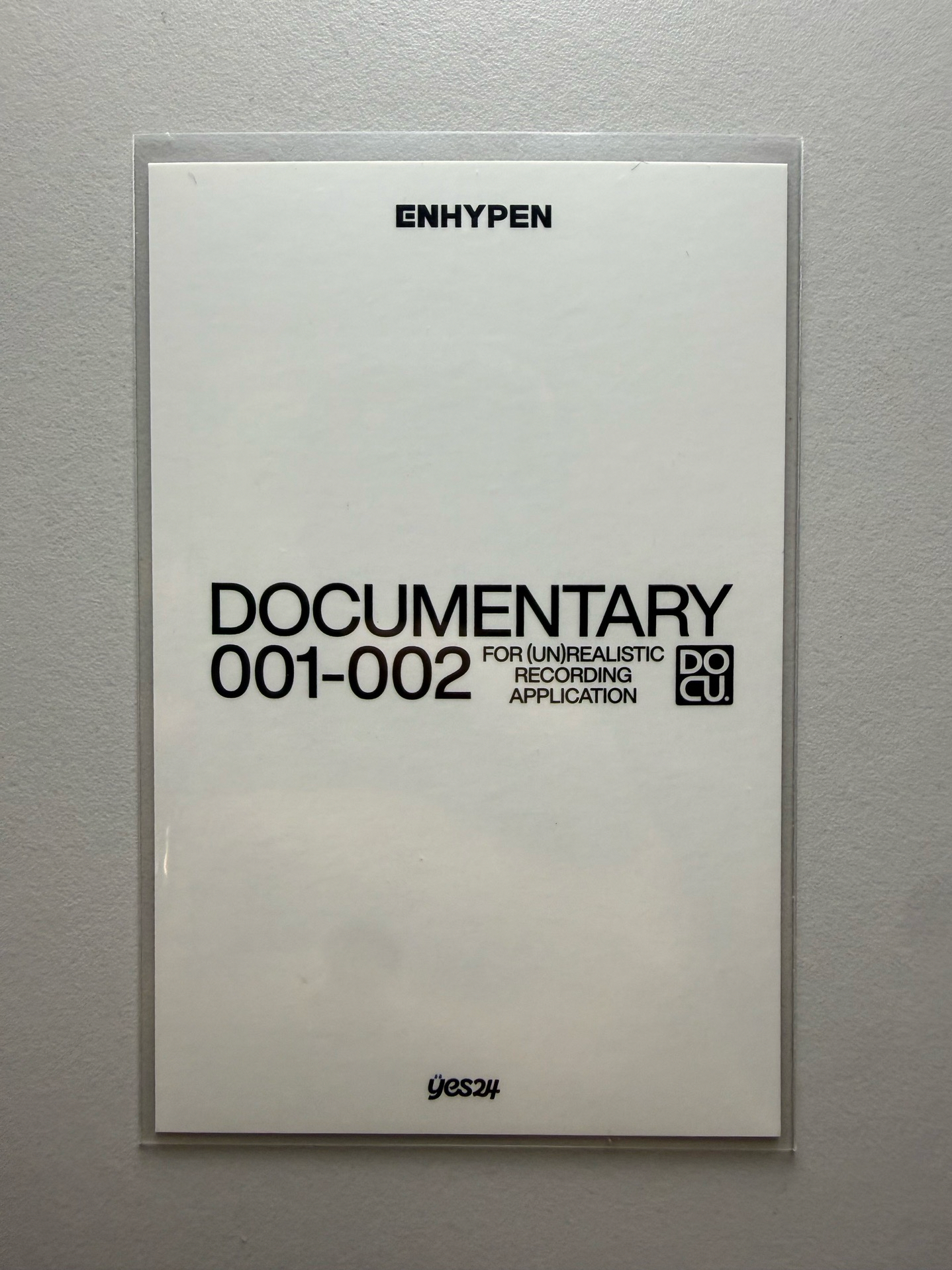 Enhypen Jake沈載倫 2025台曆 yes24特典卡