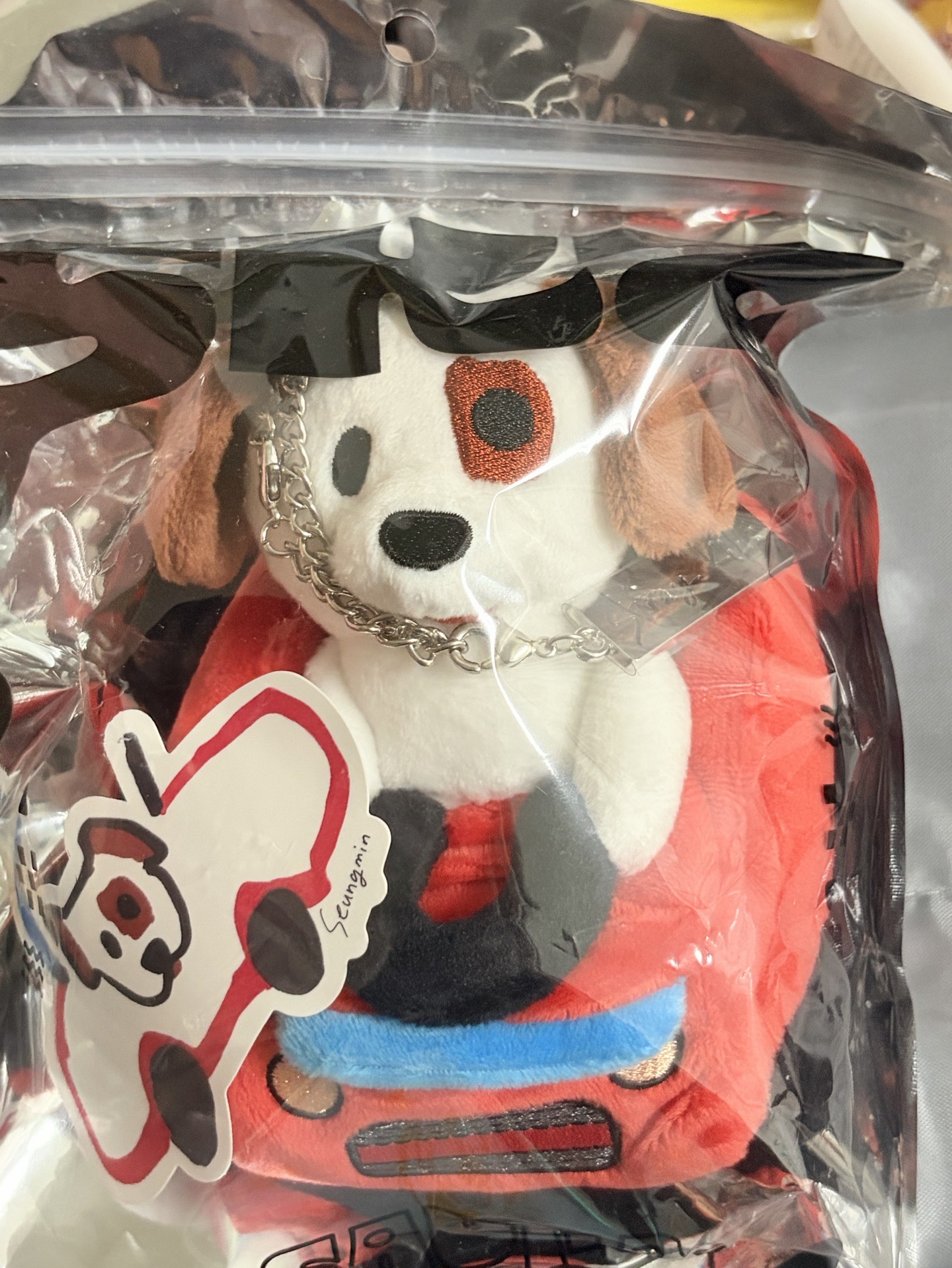 StrayKids桑拿手繪吊飾娃玟