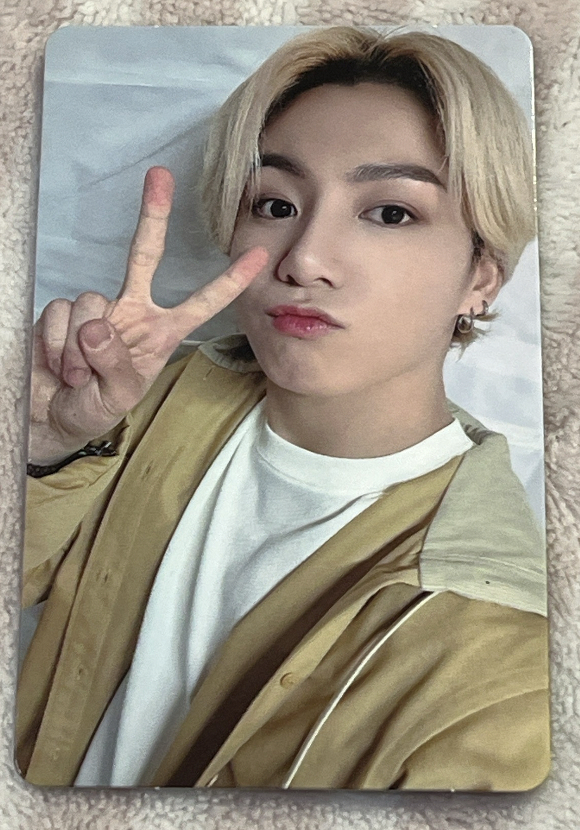 BTS 田柾國 BE wvs 特典卡 首批預購