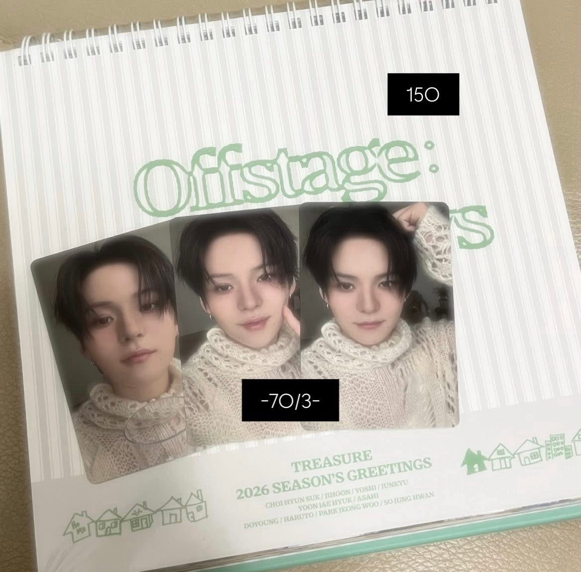 TREASURE 2026 SEOSON’S GREETINGS｜年曆、🐯小卡組