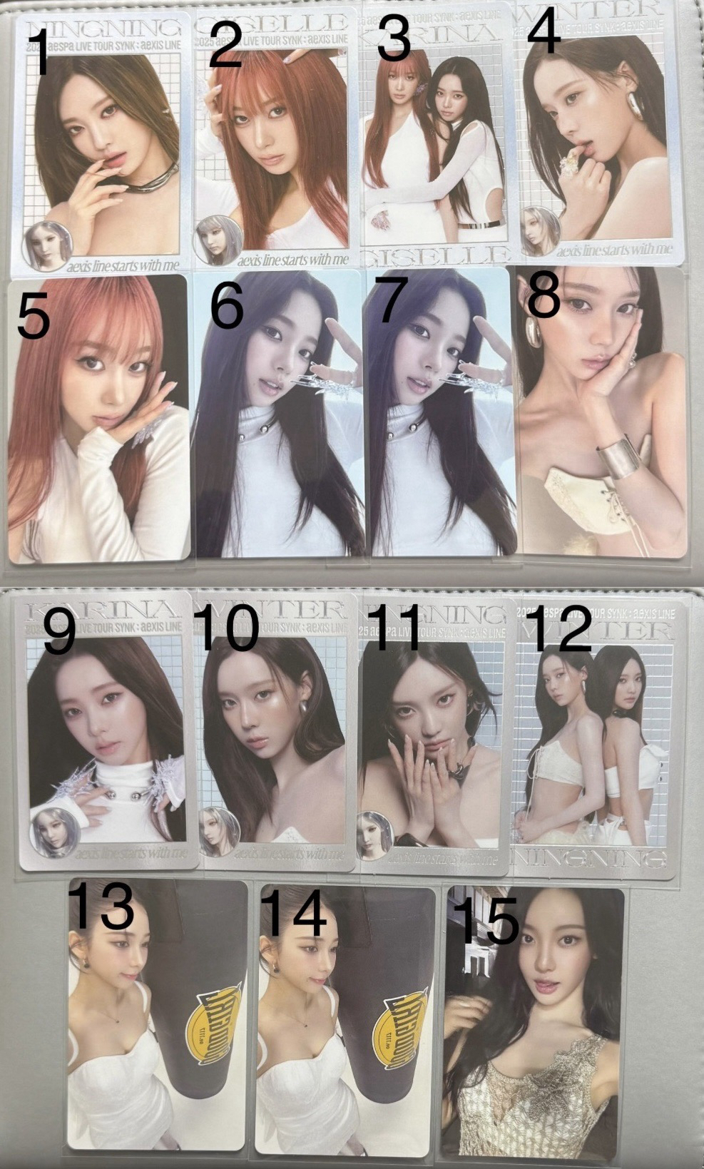 aespa 三巡場週隨機卡 單出 1100是全收優惠價