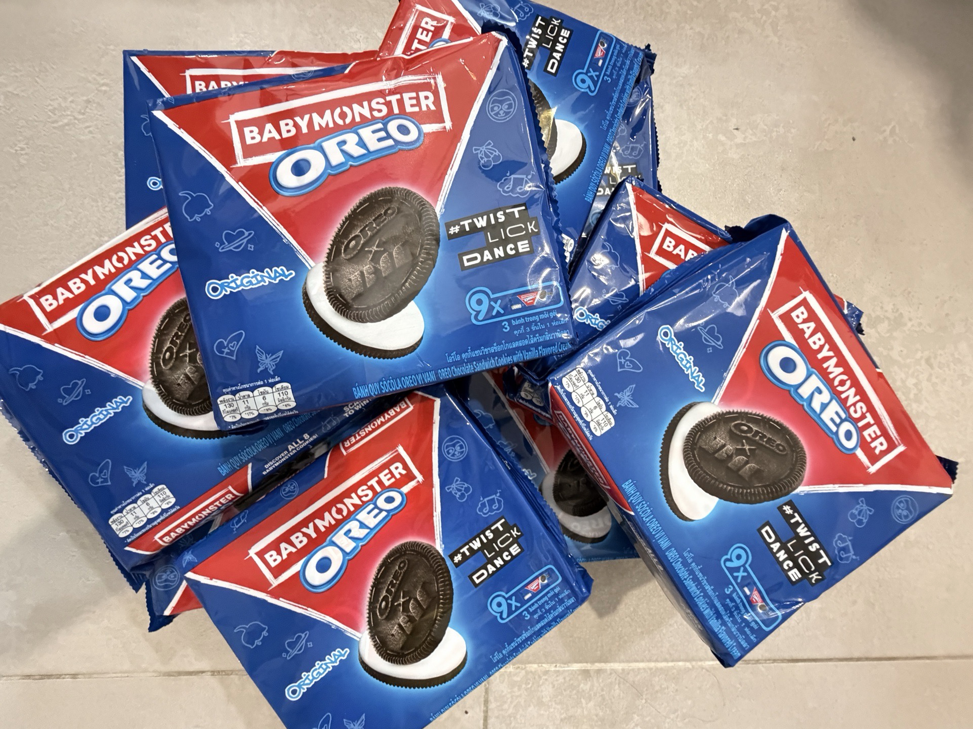 oreo餅乾寶怪babymonster聯名