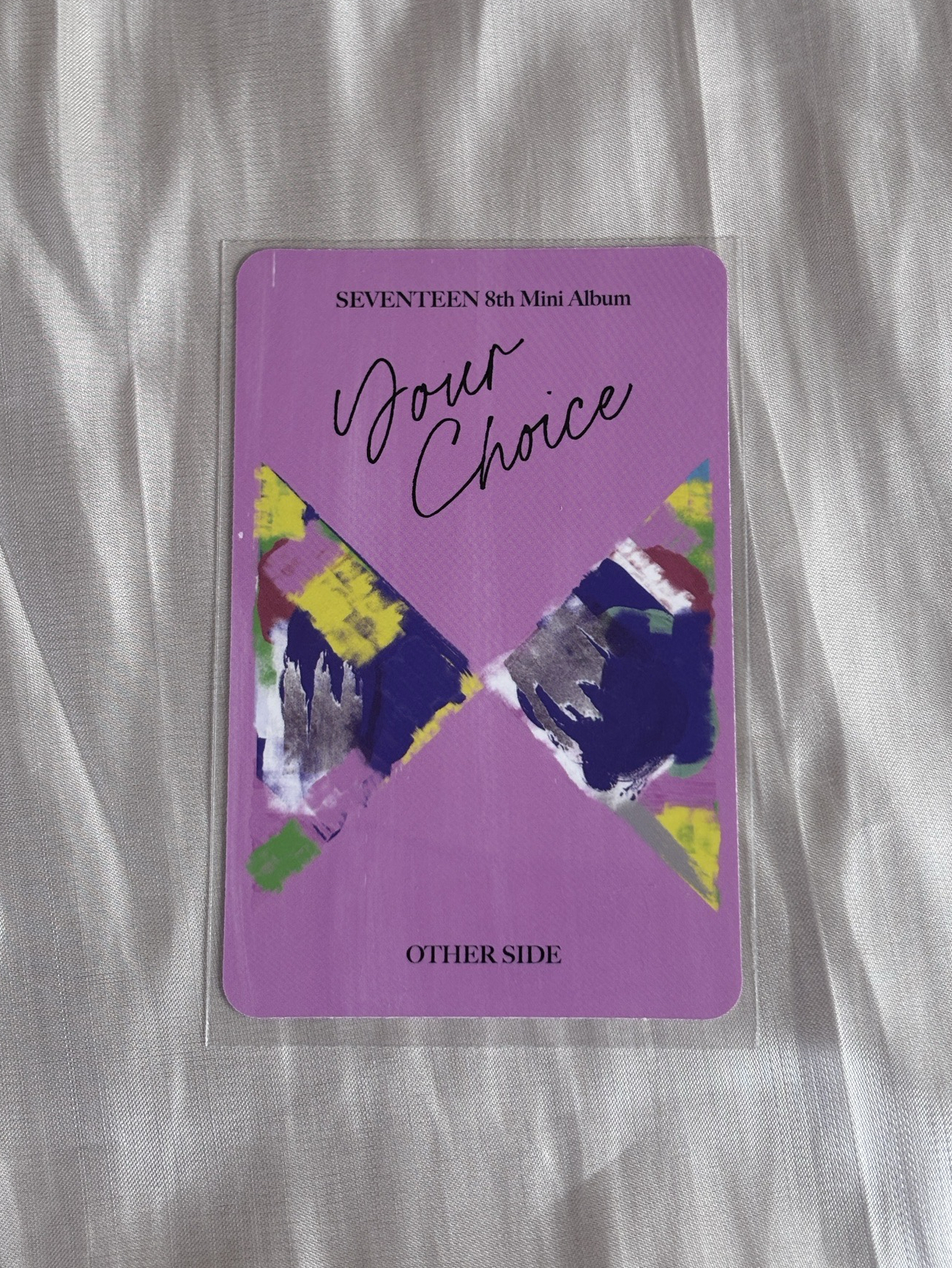 ［SEVENTEEN］ 🩷淨漢 MINI8 專輯卡 ｜OTHER SIDE ver.