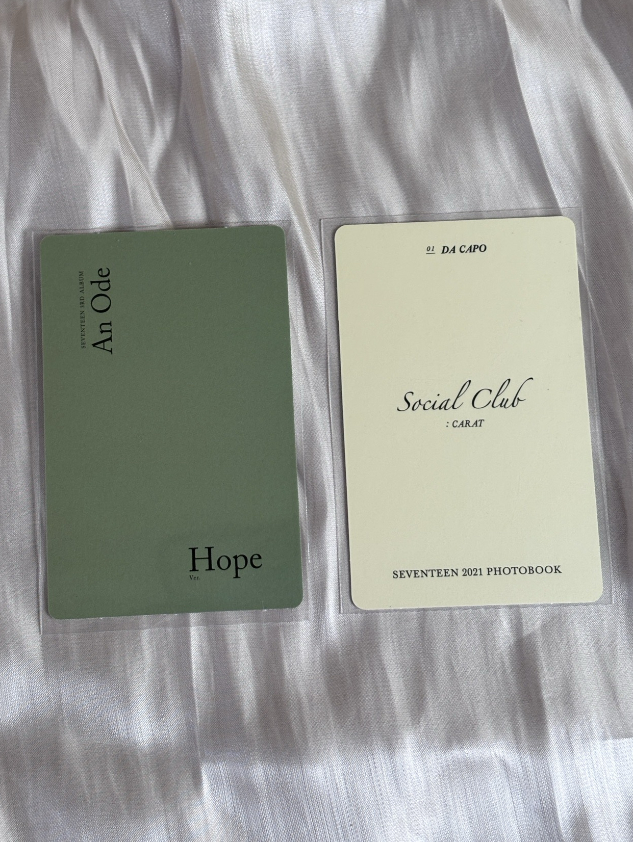 ［SEVENTEEN］🩷哲 漢 正三 專輯卡 正規三｜綠ver./