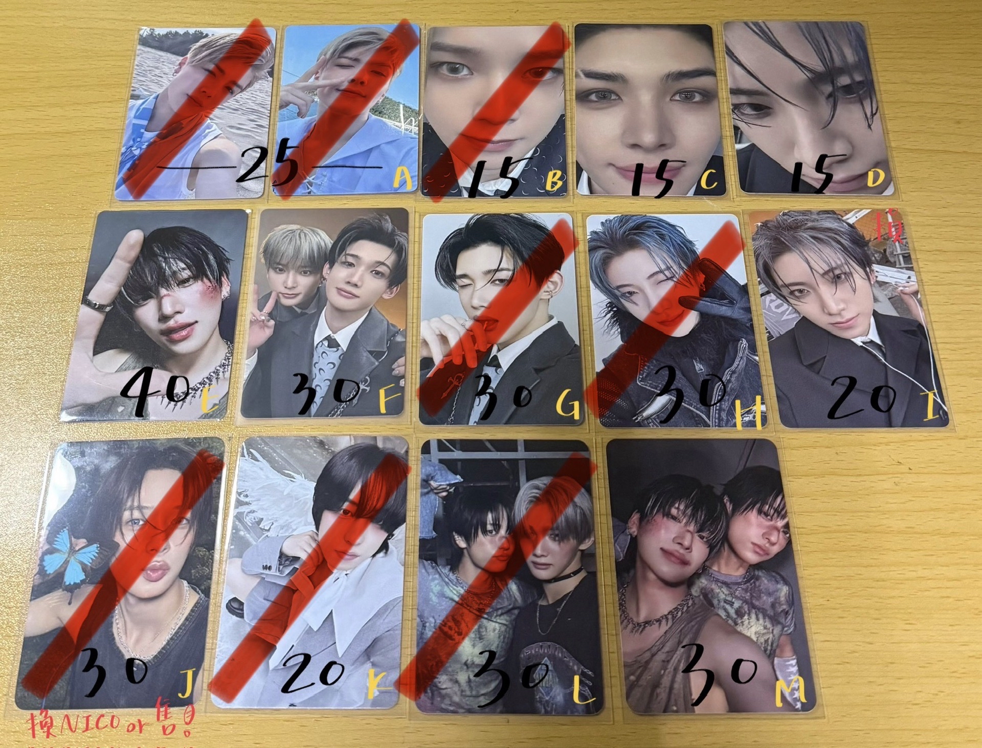 &TEAM 散落的小卡們