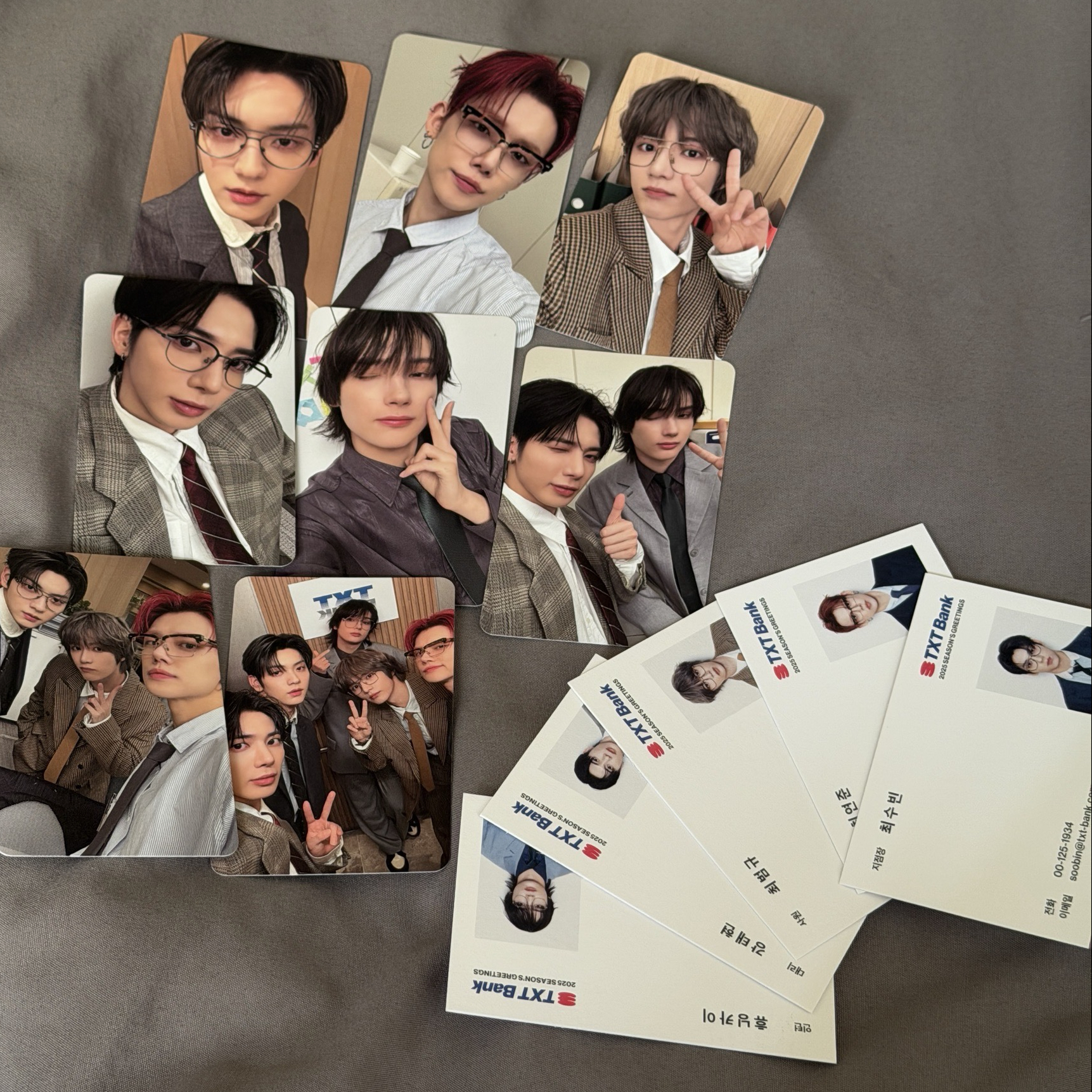 TXT 25年曆 年曆卡 A TYPE 團卡 崔然竣 崔秀彬 崔杋圭 姜太顯 休寧凱