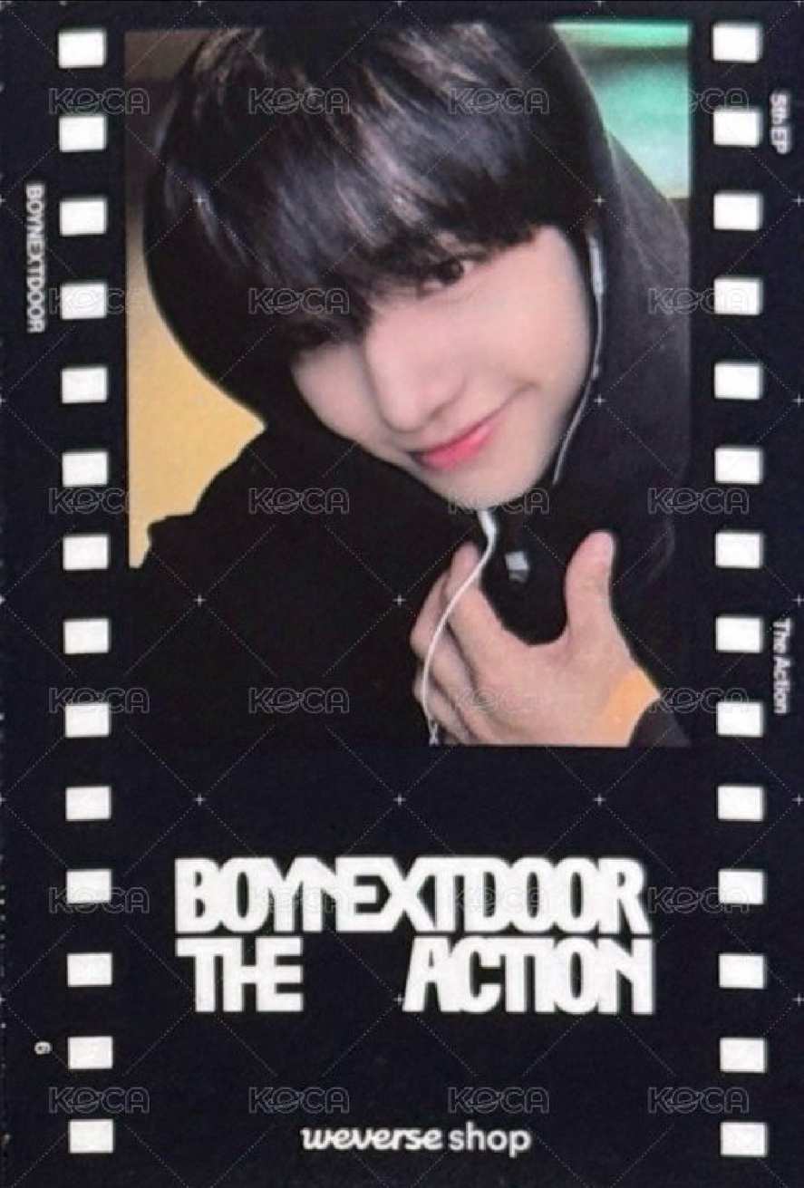 The Action wvs 預售 特典卡 單封版 膠卷