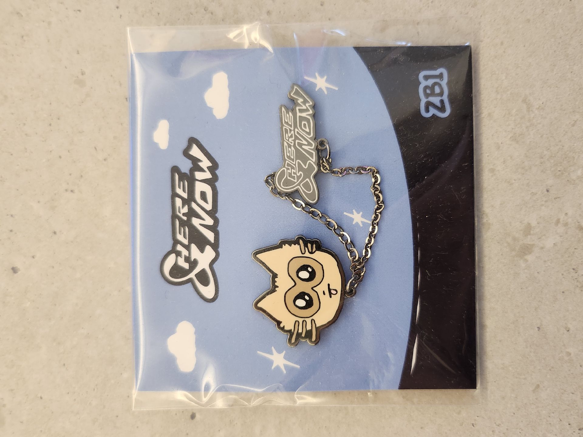 [Zb1]全新！zerobaseone 二巡場週 章昊徽章 姓名鑰匙圈