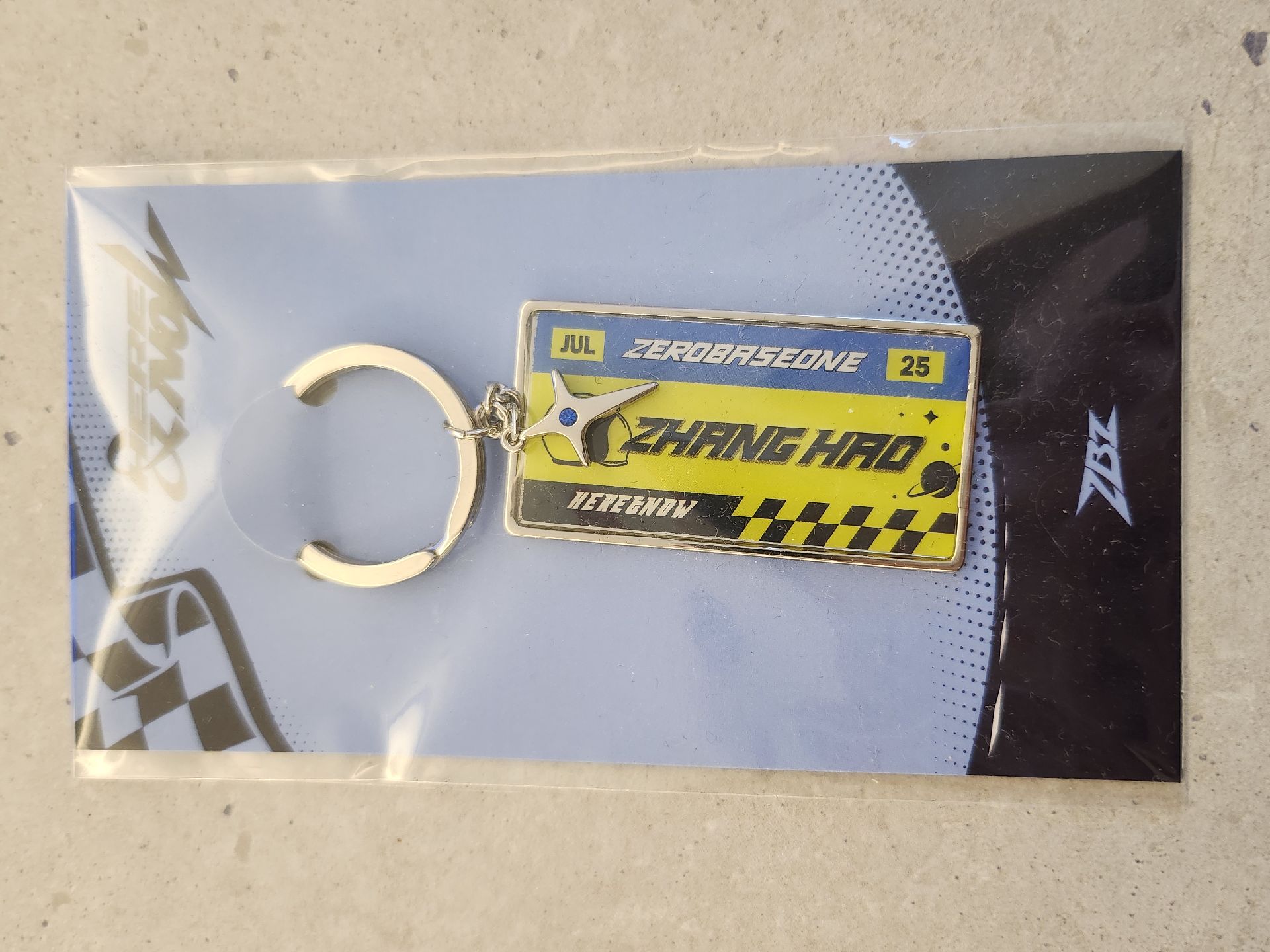 [Zb1]全新！zerobaseone 二巡場週 章昊徽章 姓名鑰匙圈