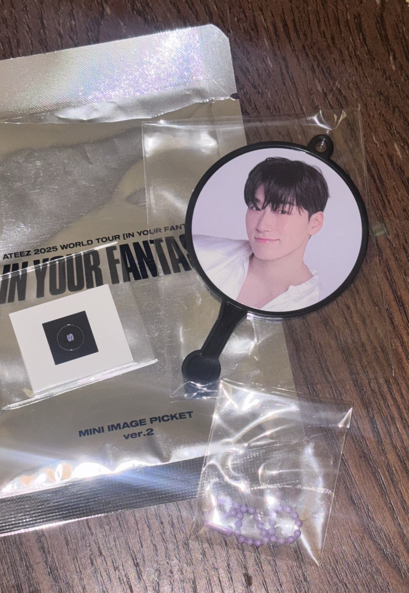 Ateez IYF 崔傘 場週迷你小扇子