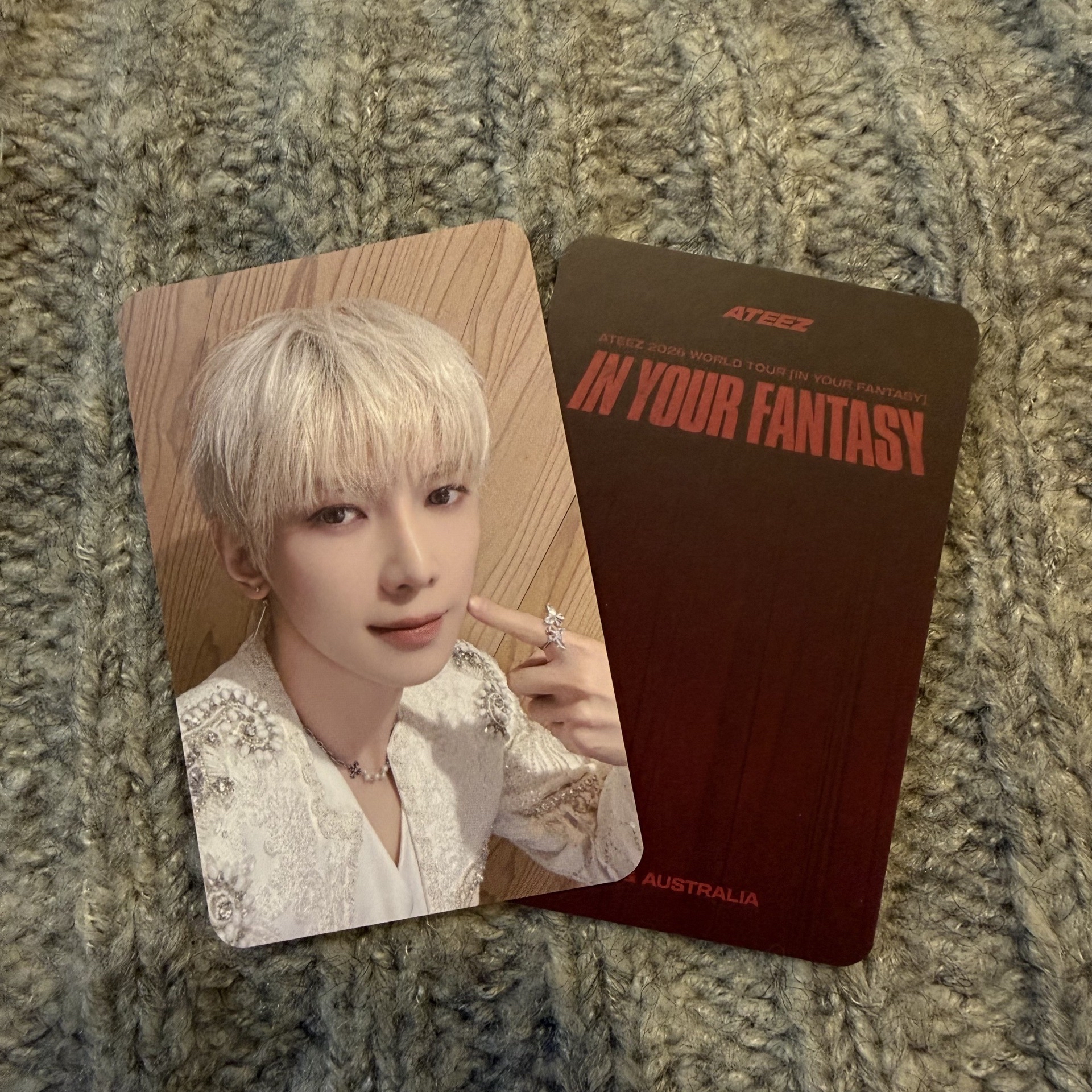 ATEEZ IN YOUR FANTASY 亞巡周邊 滿額卡 