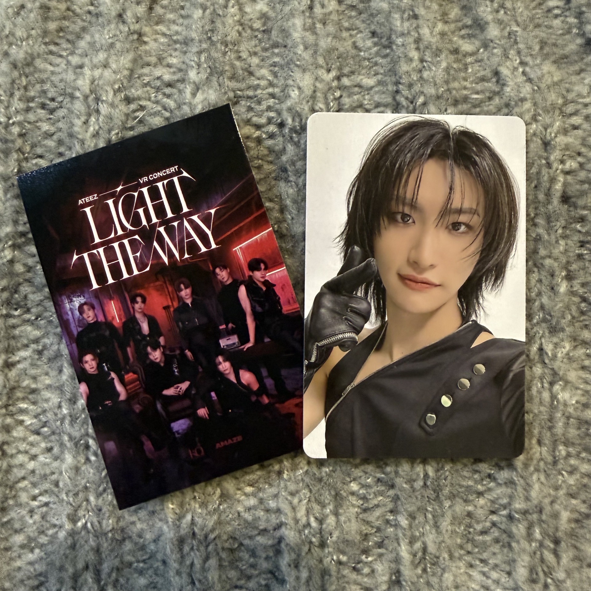 SEONGHWAATEEZ VR CONCERT: LIGHT THE WAY小卡】ATEEZ 星化VR電影第一