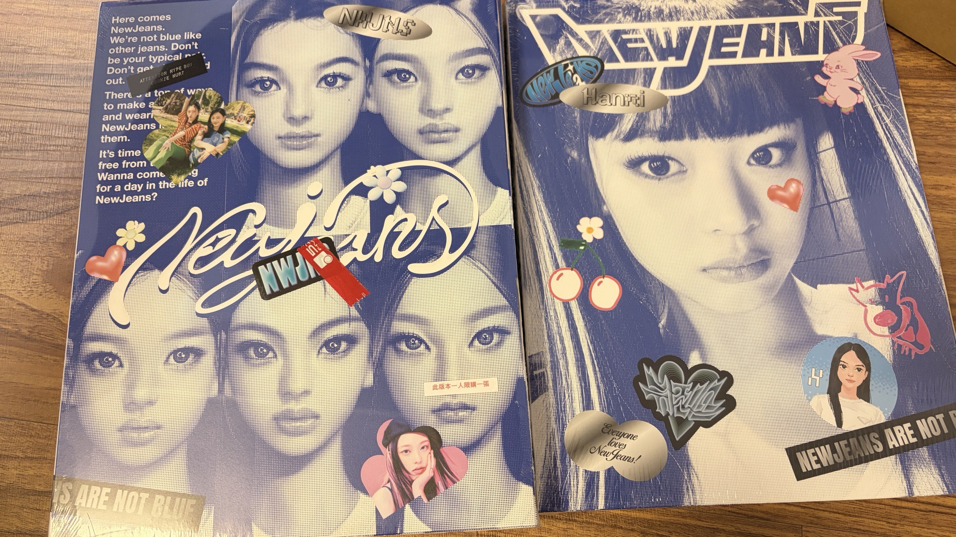 newjeans 出道專輯 藍書