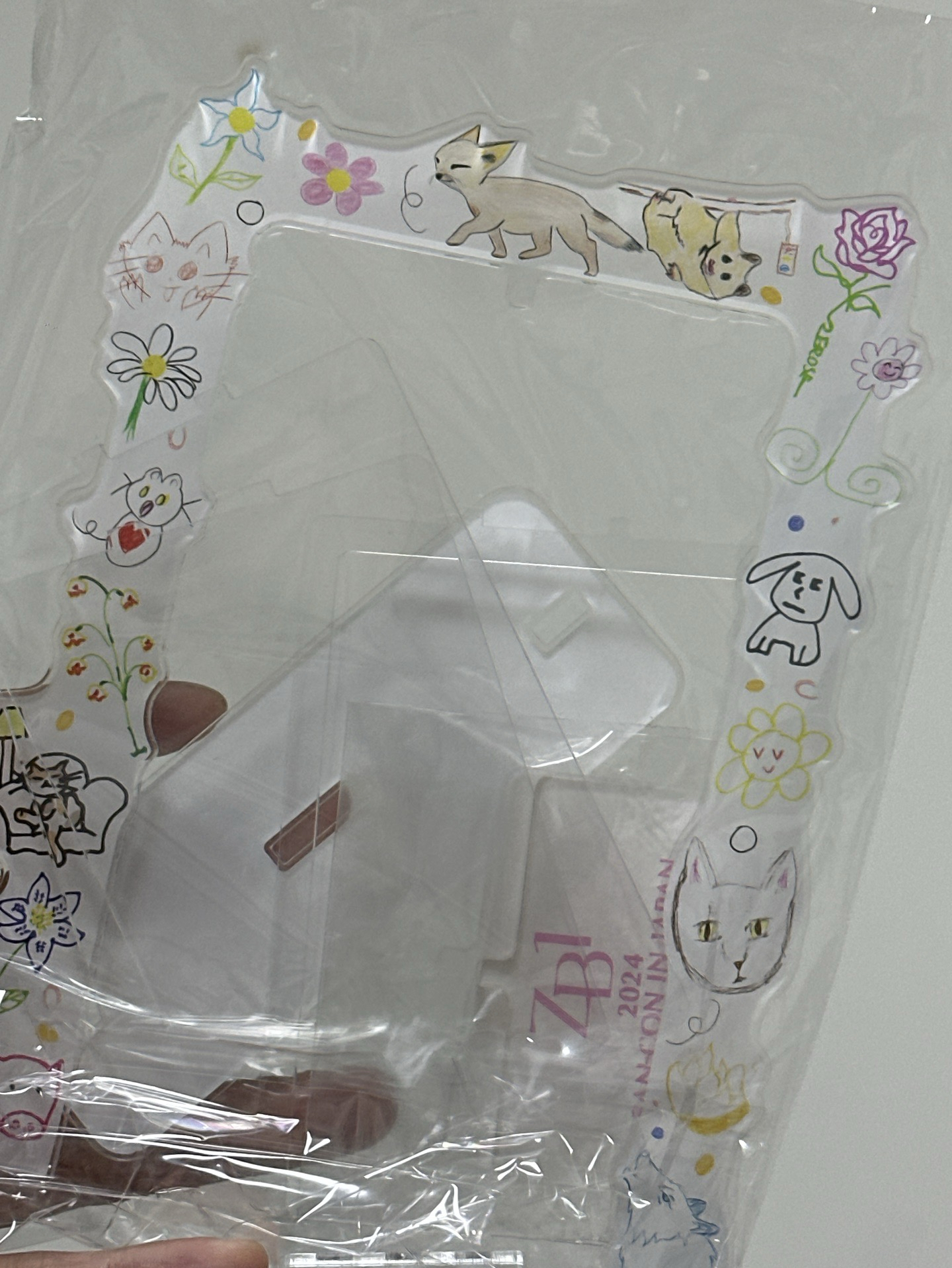 日本fc 成員手繪小卡旋轉立牌