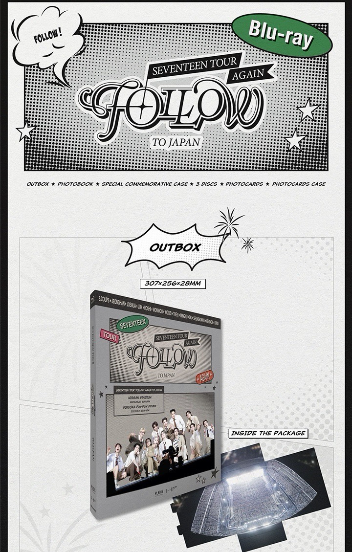seventeen follow again to Japan 藍光DVD