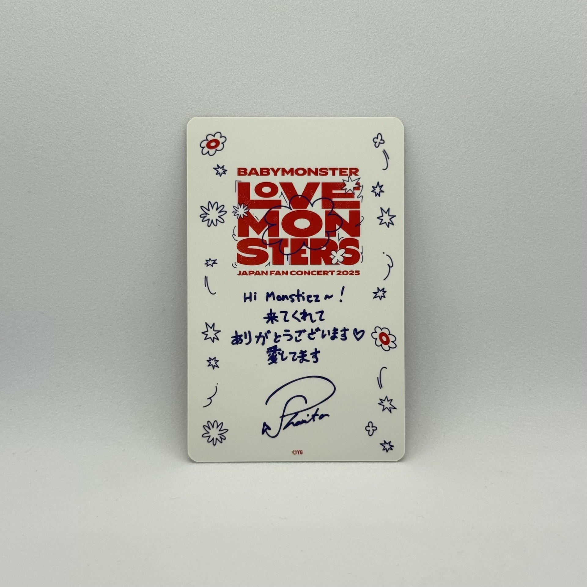 BABYMONSTER｜PHARITA｜感謝祭卡包 A.
