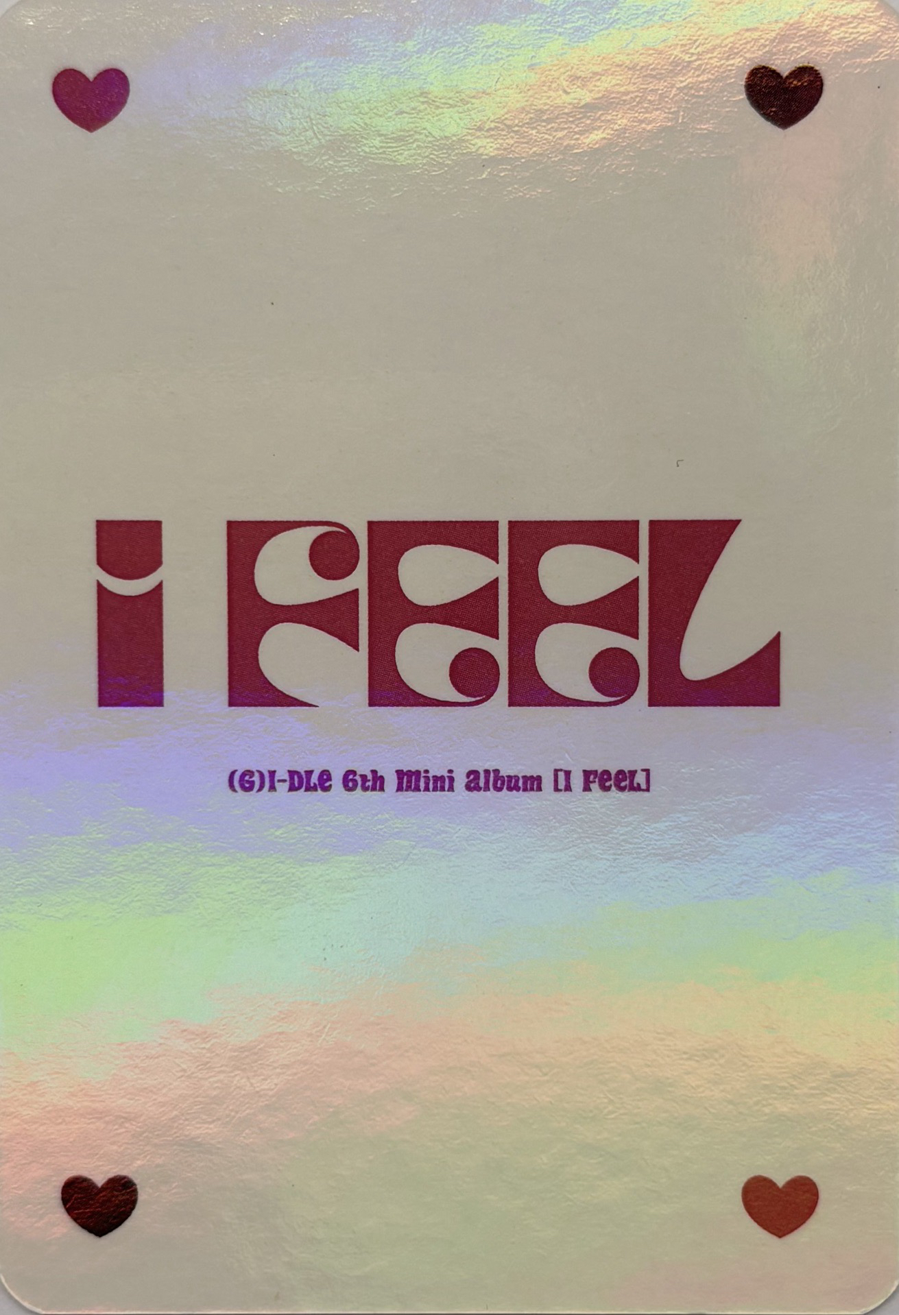 I feel bushiya單封閃卡