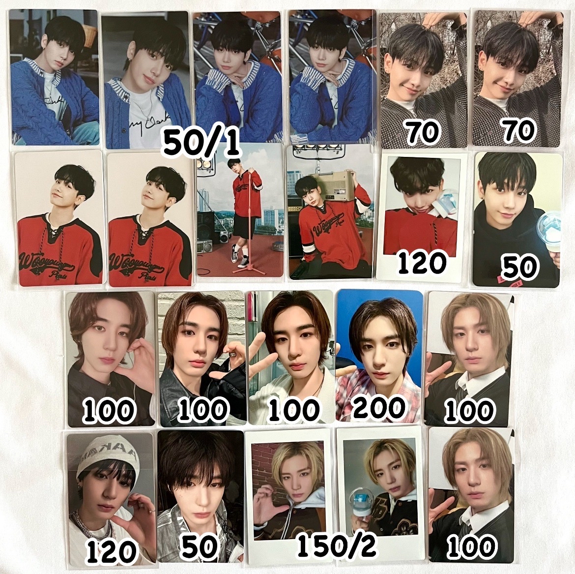 BOYNEXTDOOR 特典 小卡 生日禮 小卡組 蠟燭 盤子 卡包 未拆專