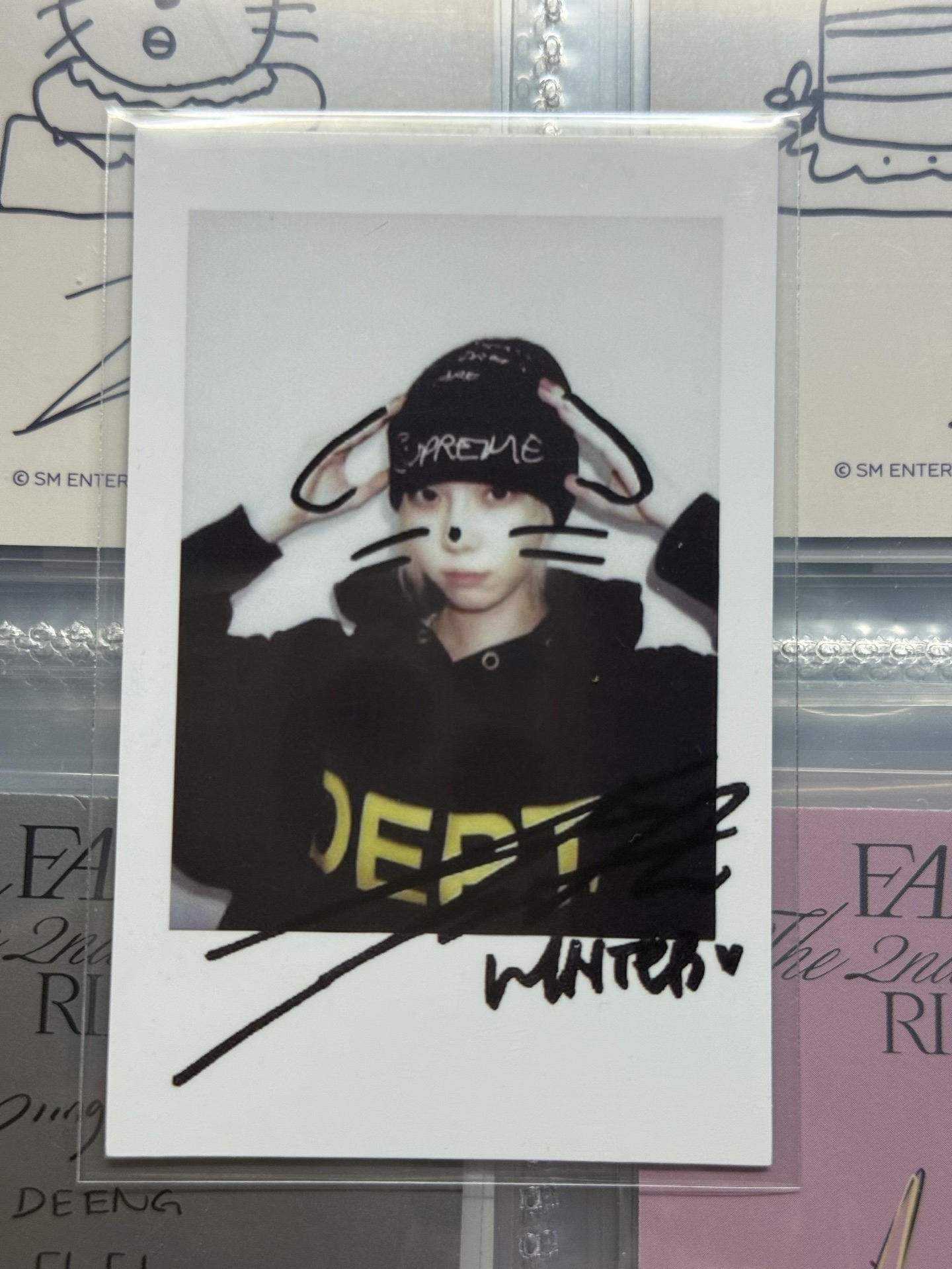 正規一 kms 線上簽售v2冬拍立得