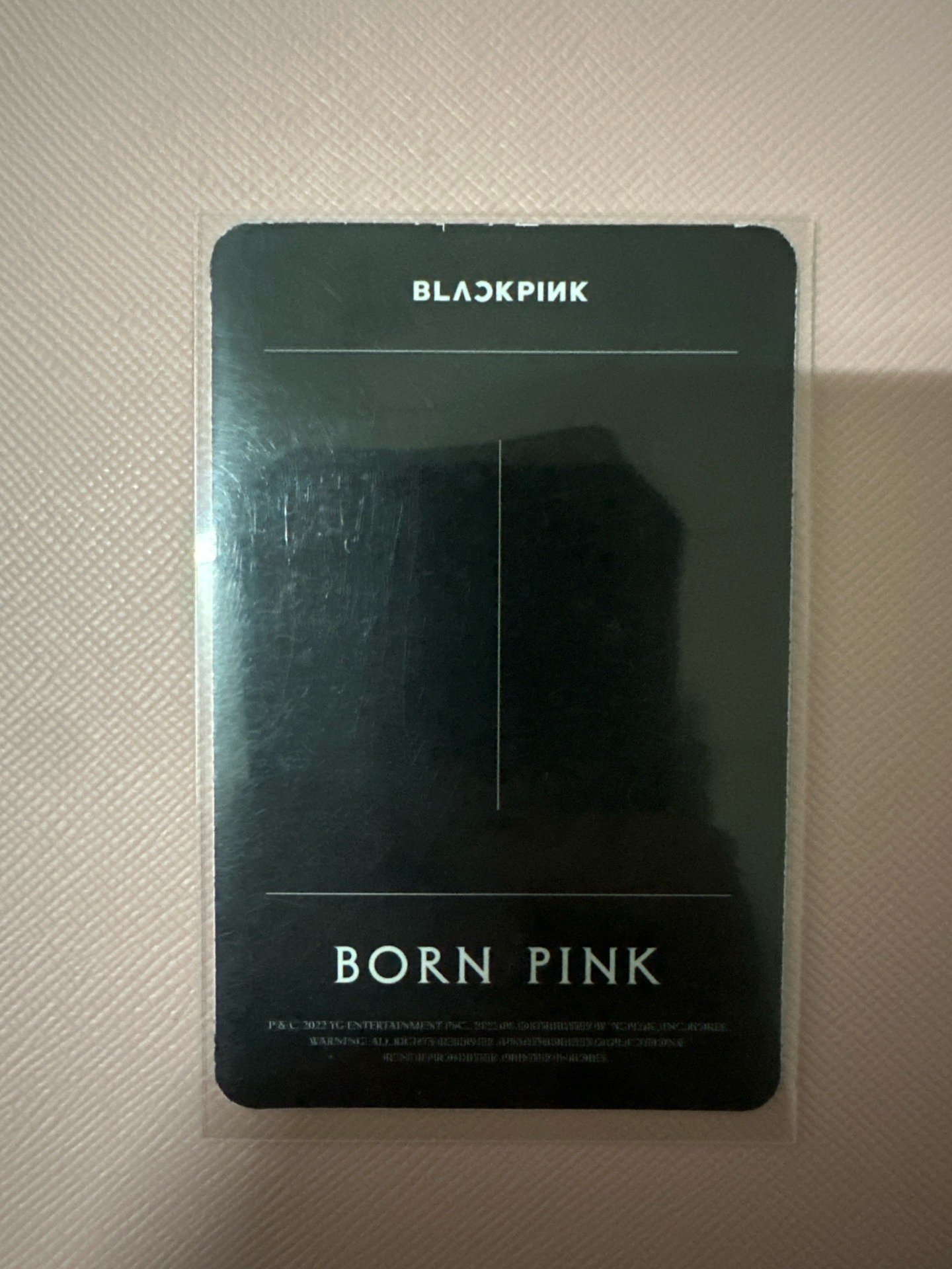 🔵BORN PINK 專輯卡 Black ver.A