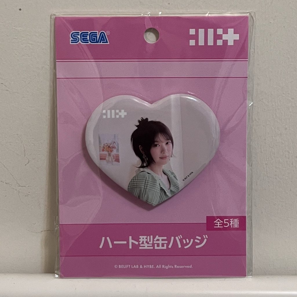 （現貨）ILLIT moka sega心形徽章