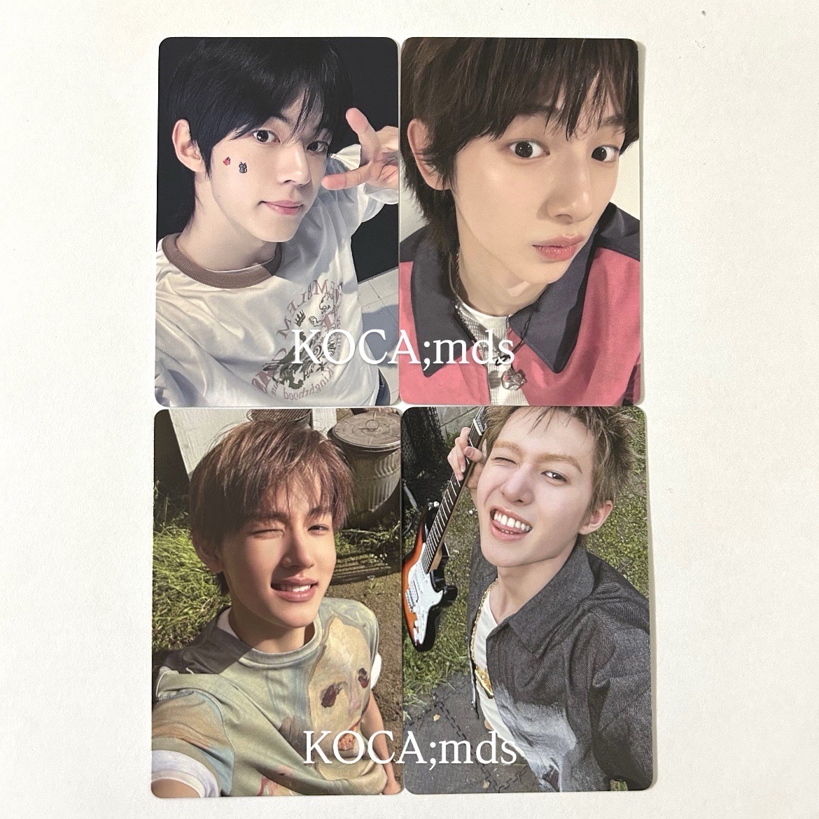 金道勳 中文卡背 TRY WITH US yzy 上海線下 簽售卡卡 