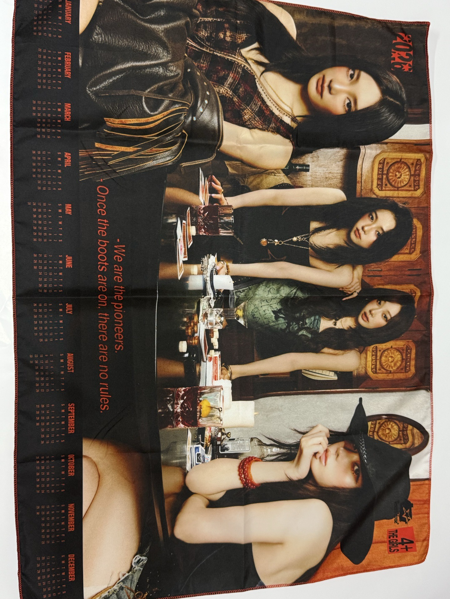 aespa冬柚+團體 2026年曆 無小卡固配