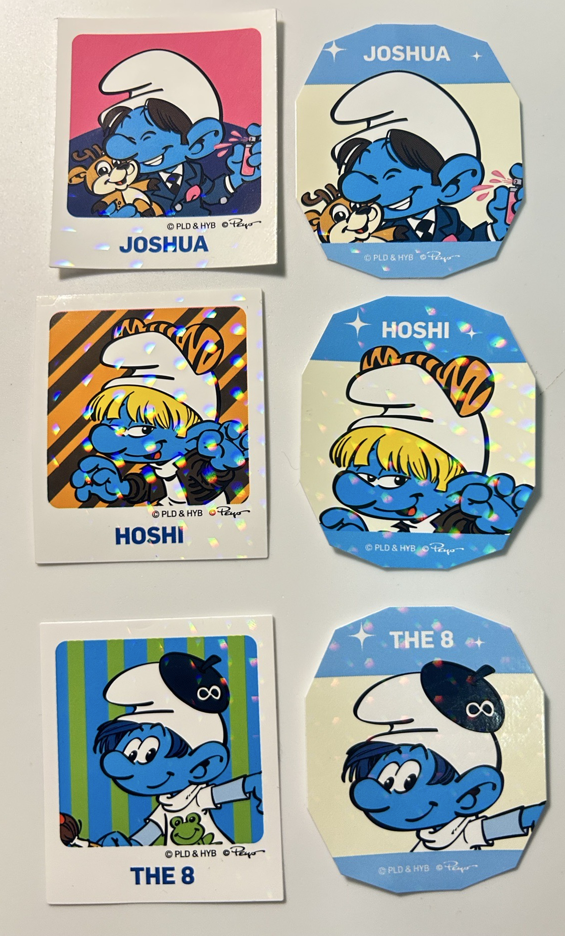 藍色小精靈貼紙 