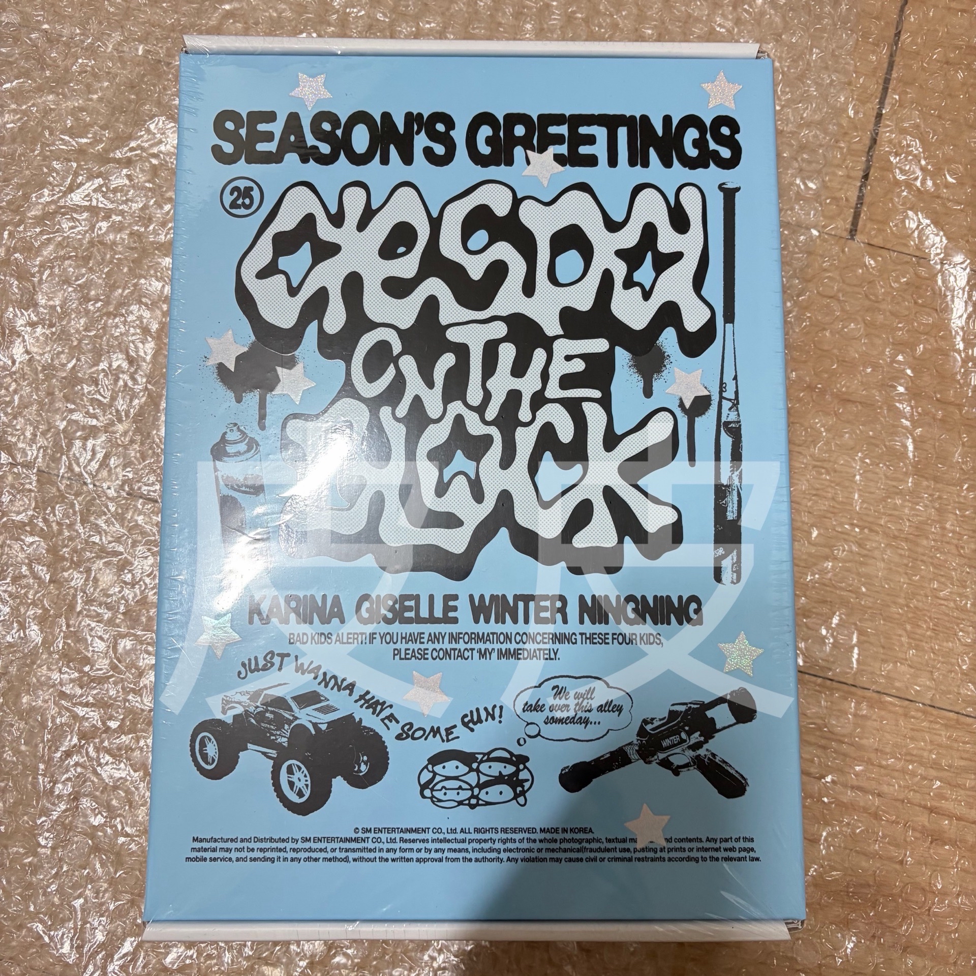 春節出貨/可等再下單）aespa 2025年曆 全新未拆