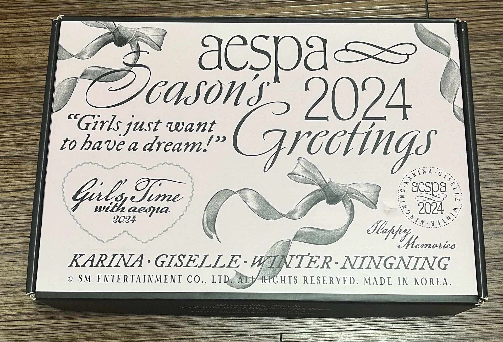 （現貨）aespa 2024年曆空專（無拍無卡）