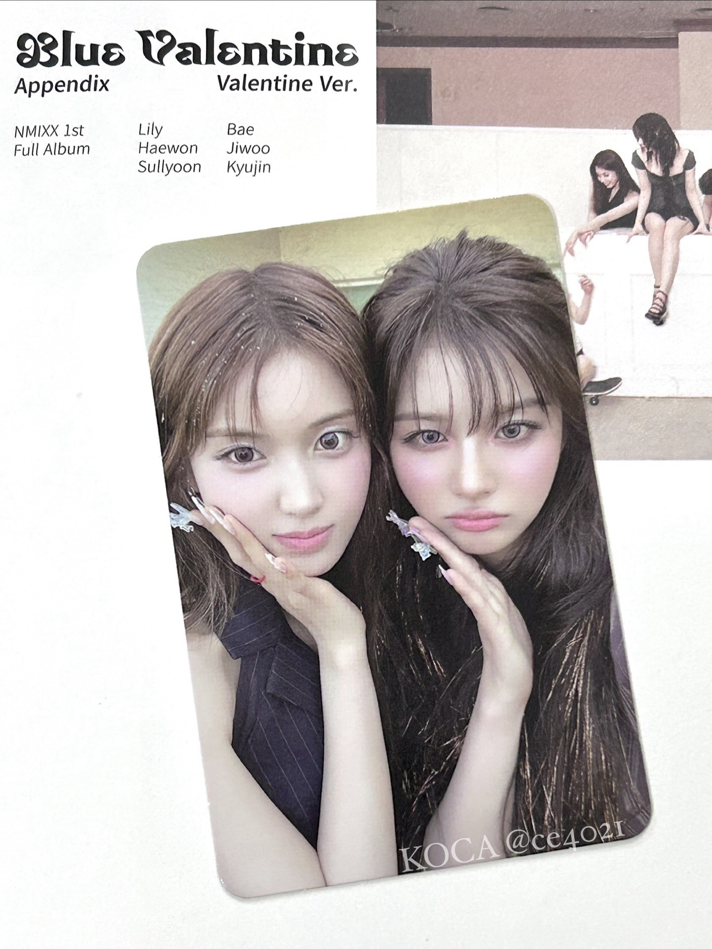 NMIXX 正規一 薛友雙人卡