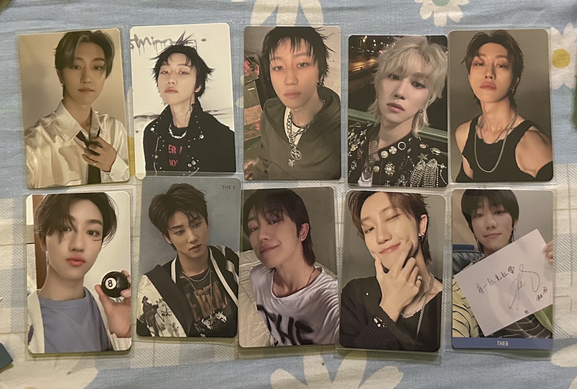 金髮 落花 mini12美通 問候卡八