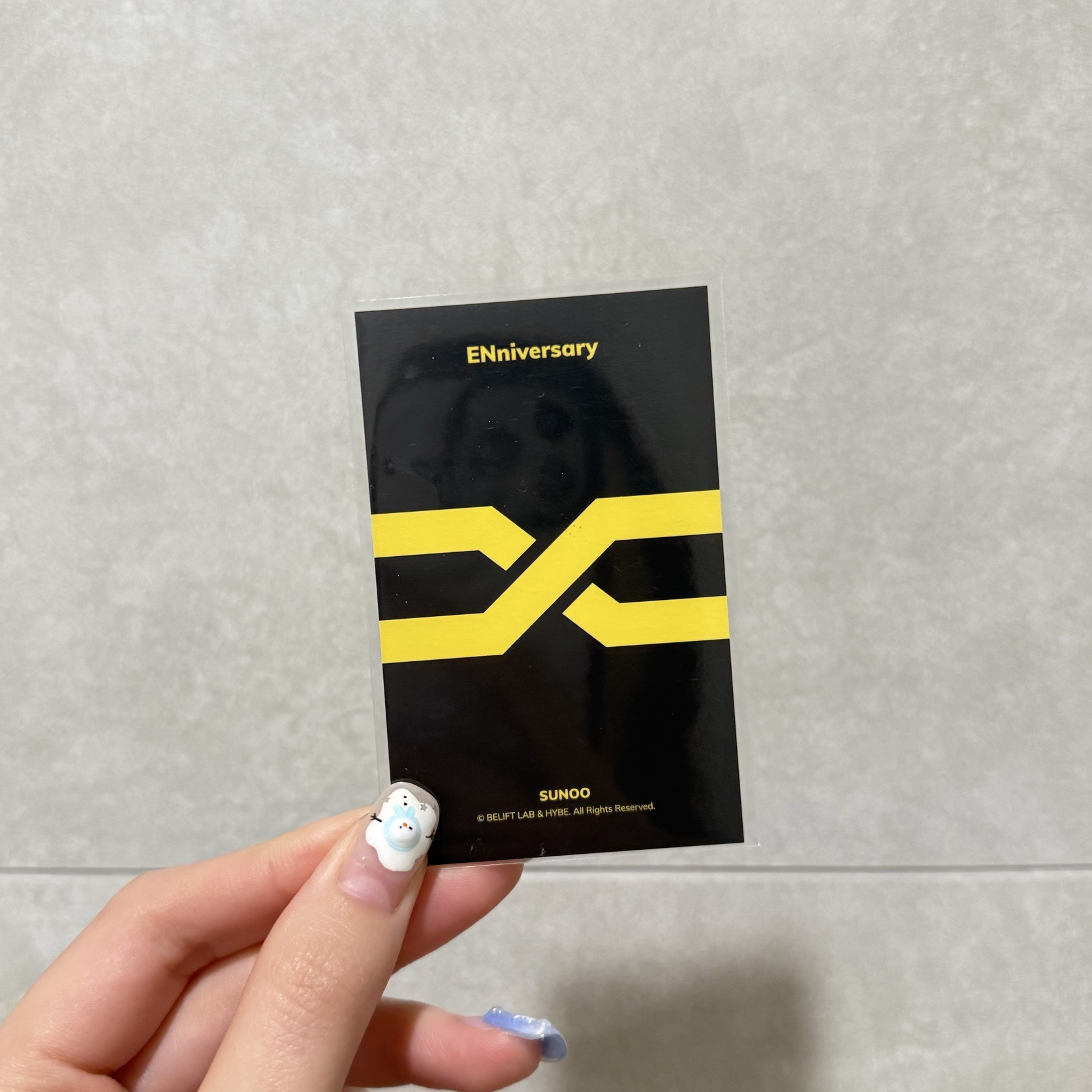 ENHYPEN 善禹 三週年 相框卡