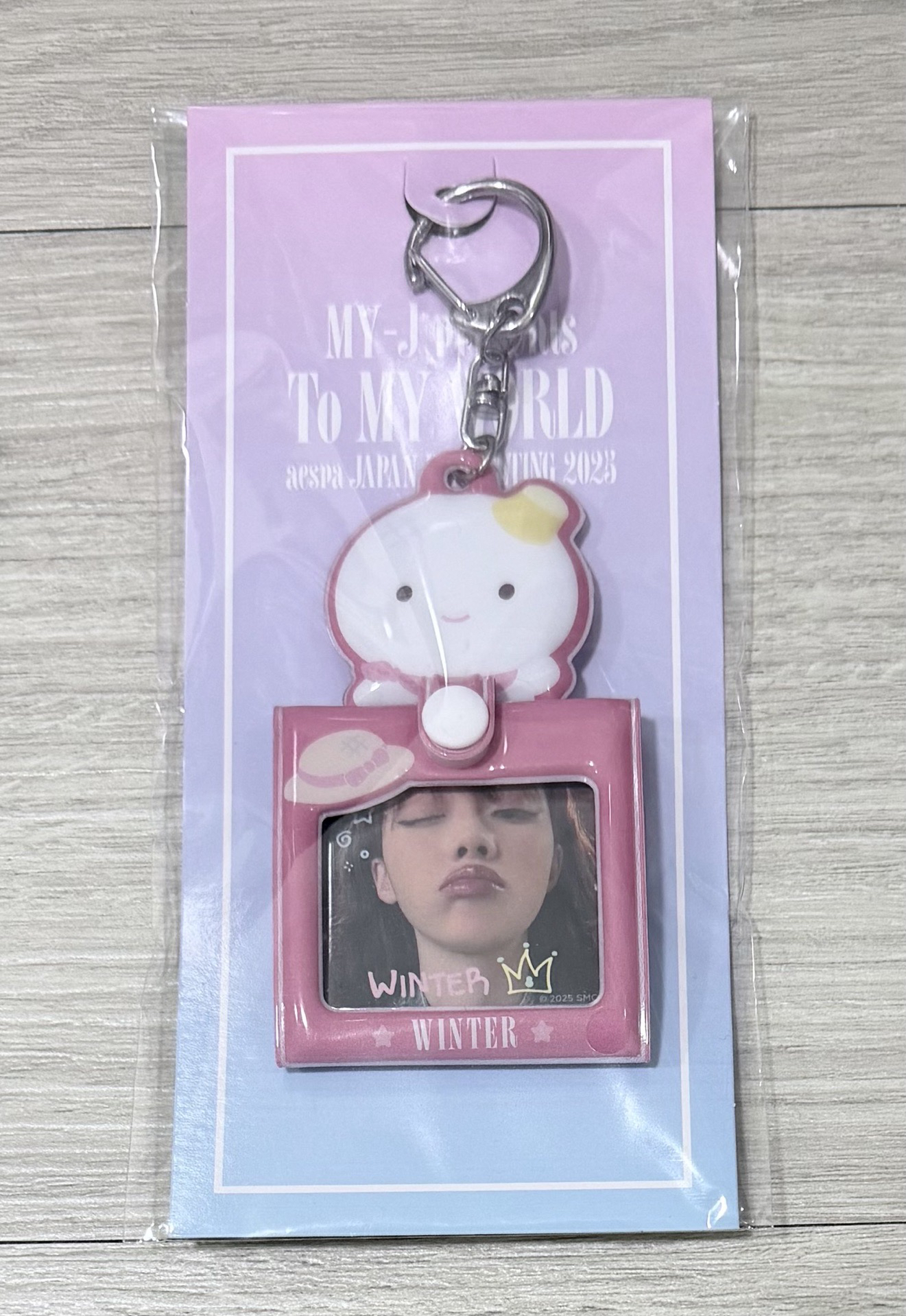 aespa 日本fm 立式照片鑰匙圈吊飾 冬