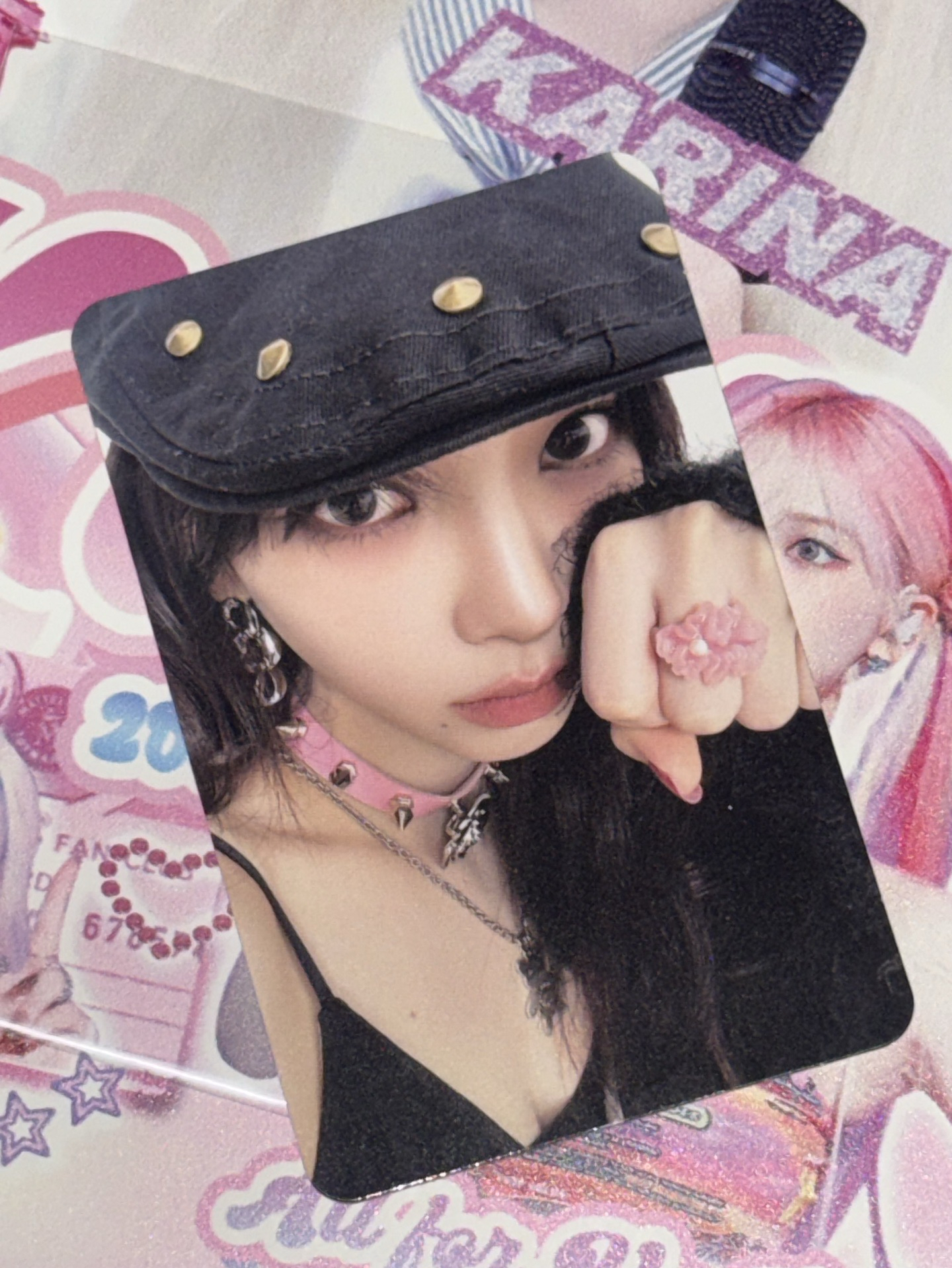 Karina劉知珉SMTOWN夾克外套小卡