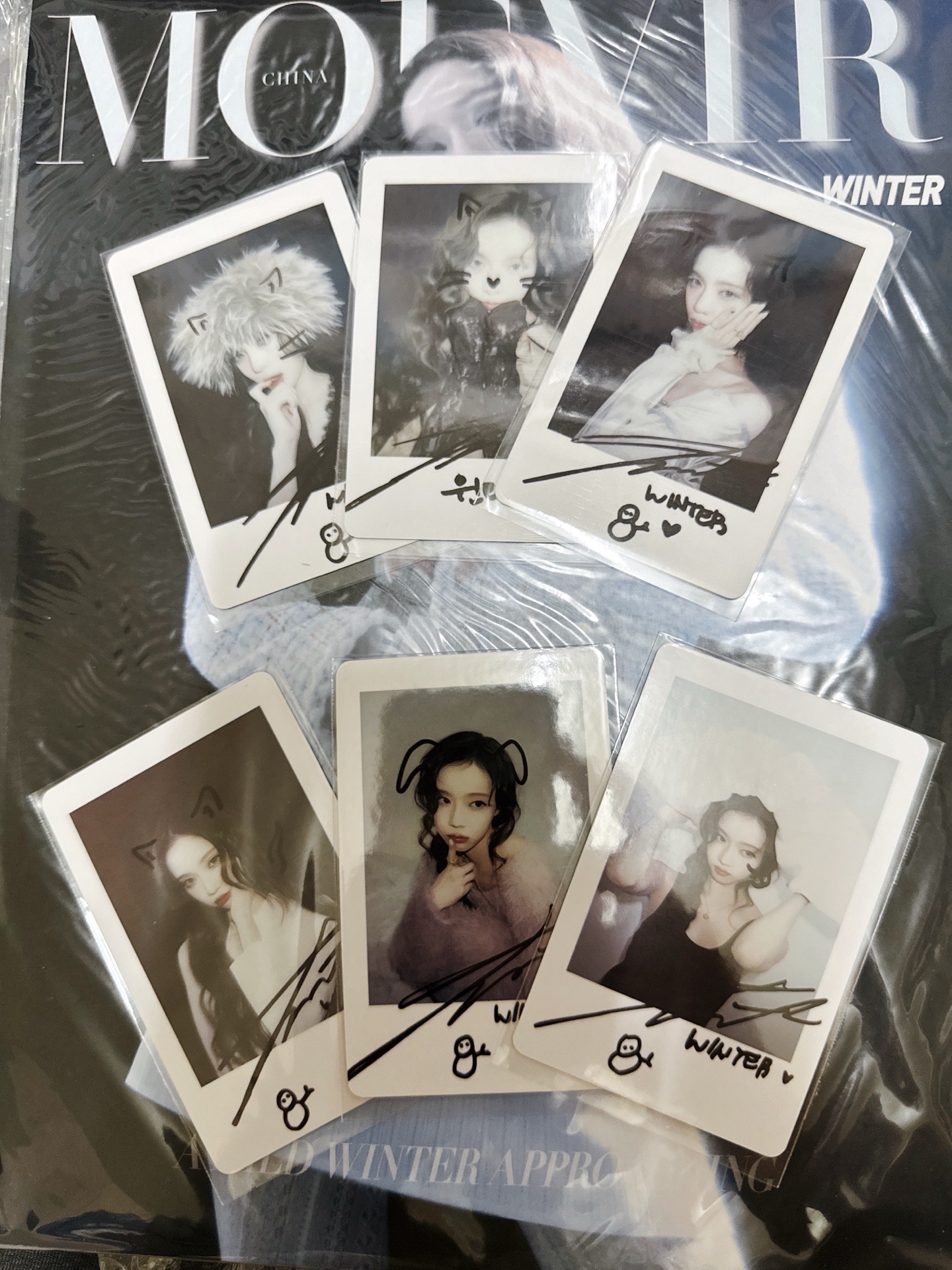 winter 雜誌拍立得一套