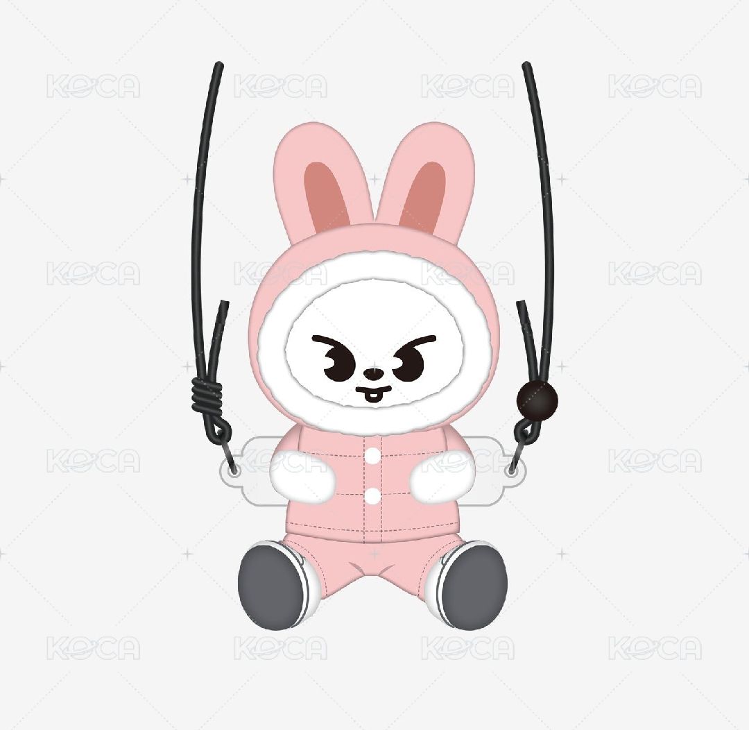 日周娃娃手機背帶